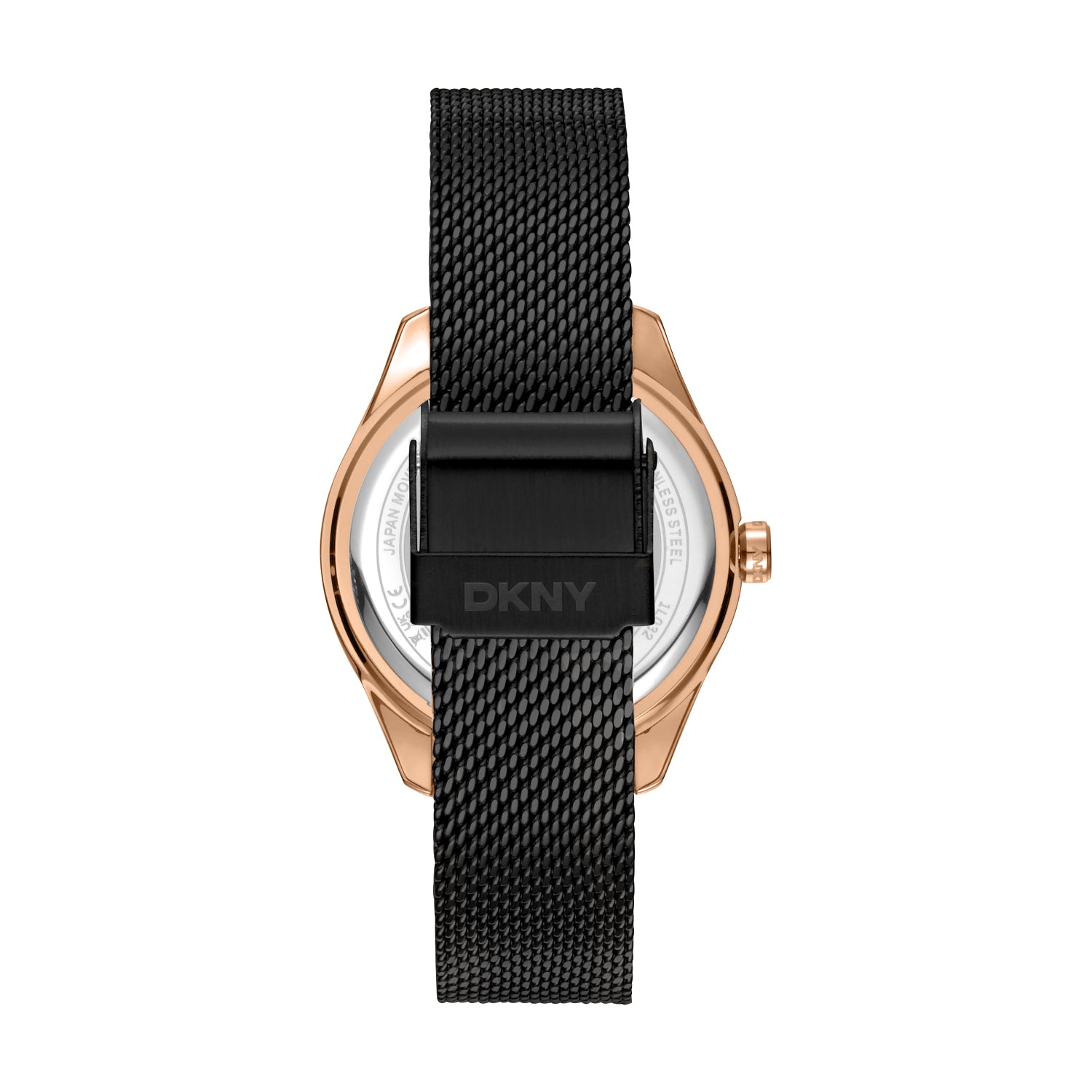 DKNY Astoria Logo Black Dial Stainless Steel Watch DK1L032M0065