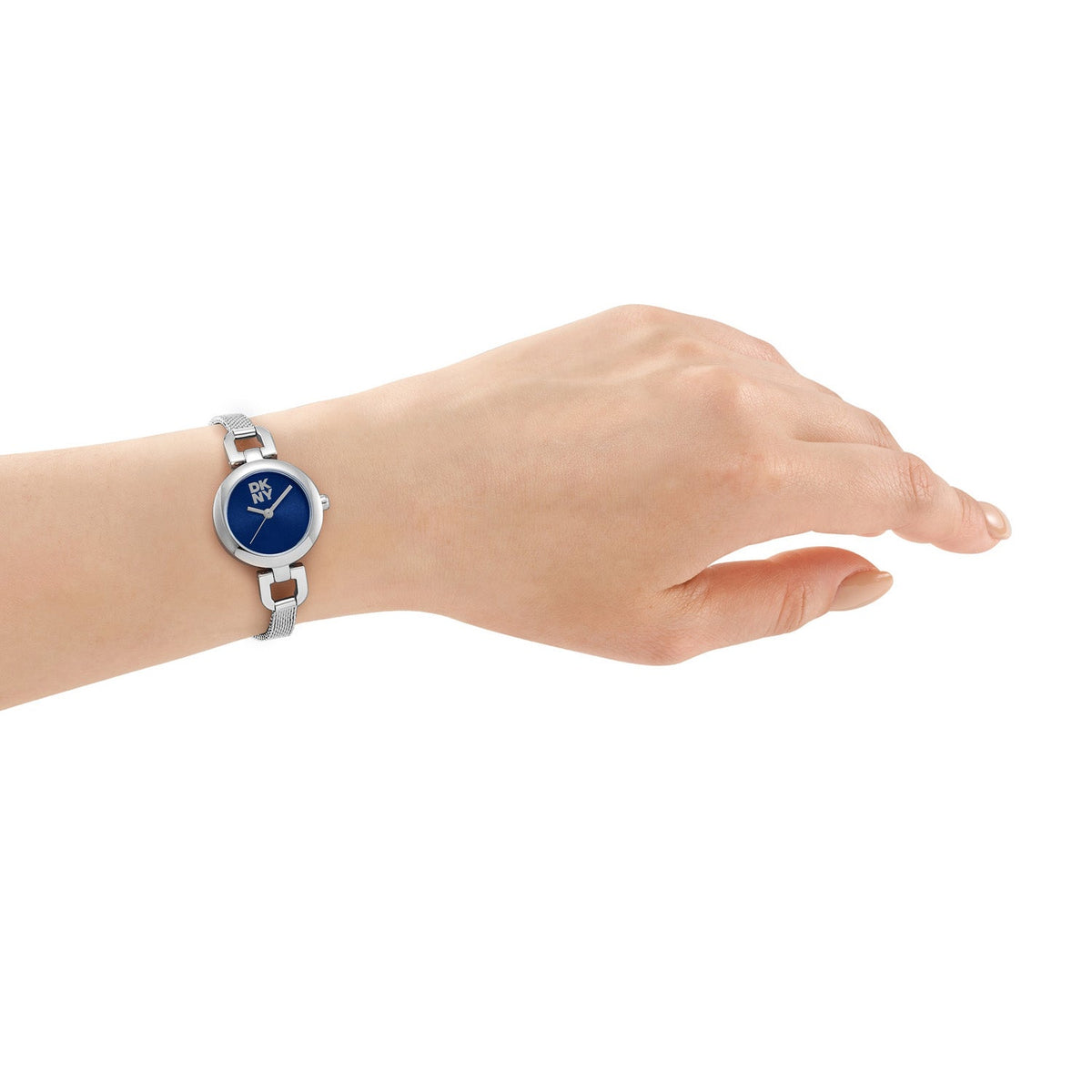 DKNY Milanese Silver 26mm Blue Dial Womens Watch DK1L161M0225