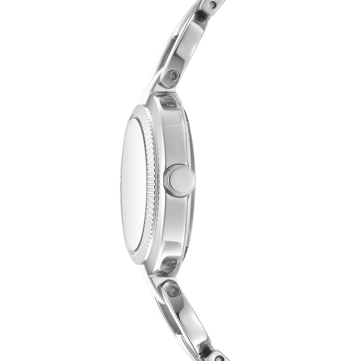 DKNY Open Link Silver 28mm Pink Womens Watch DK1L162M0025