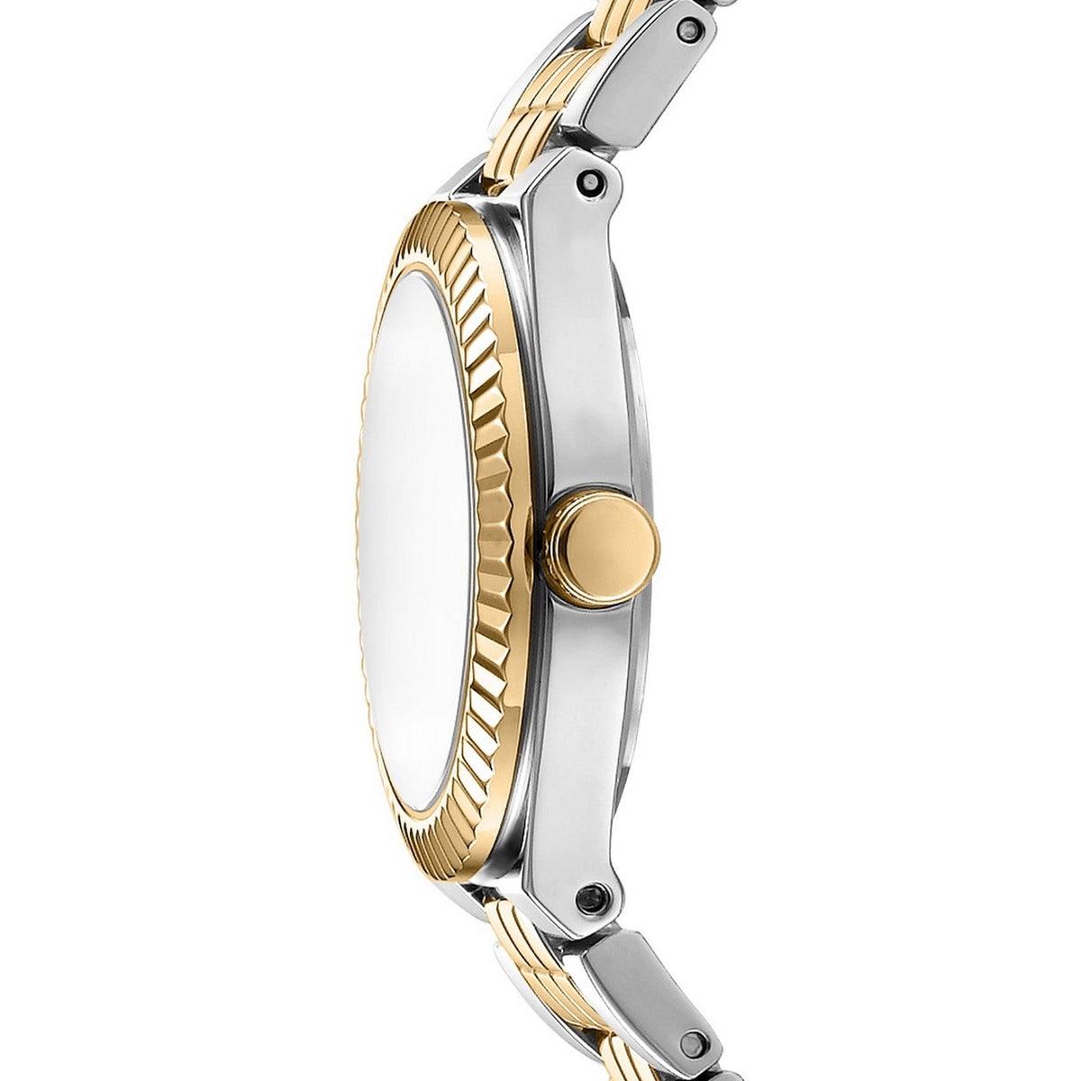 DKNY Essentials Green Dial Two Tone Steel Womens Watch DK1L182M0065 view 3