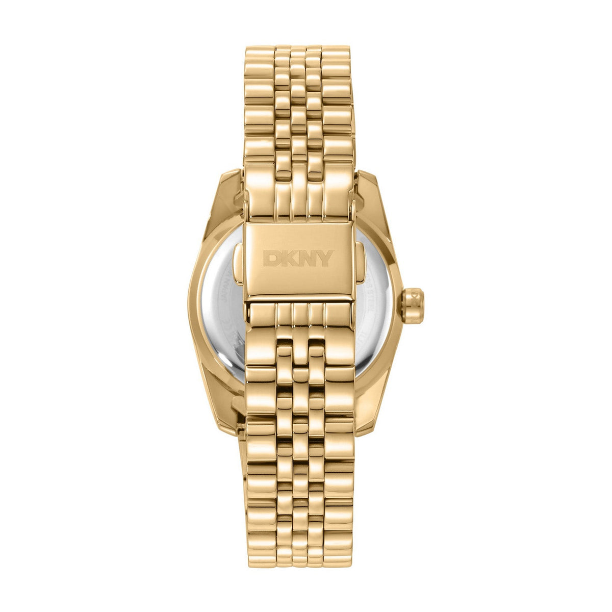 DKNY Logo Green Dial Gold Steel Womens Watch DK1L185M0245 view 2