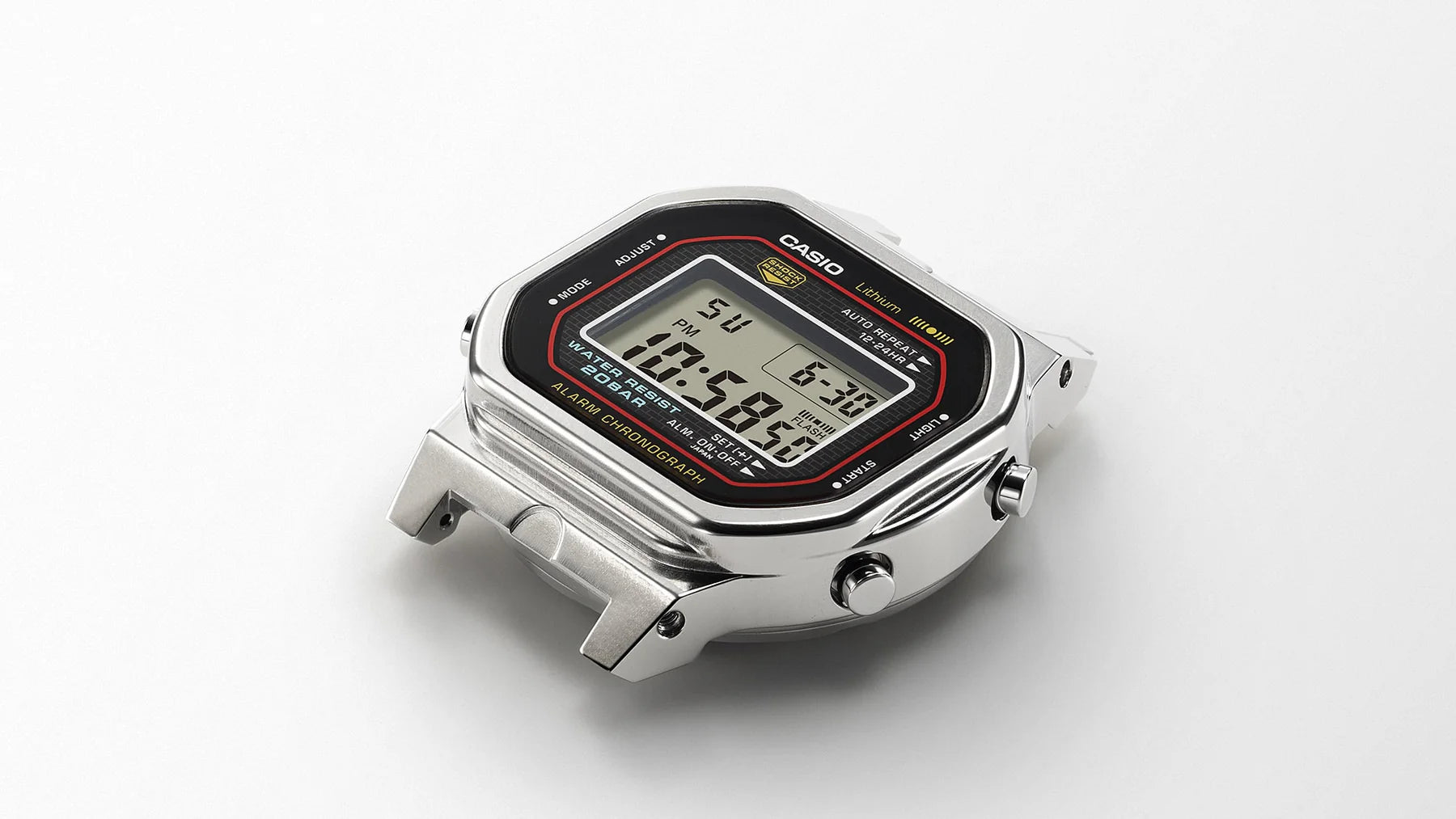 G-Shock Re-Creation Of DW-5000 Black Resin Band Watch DW5600R-1A