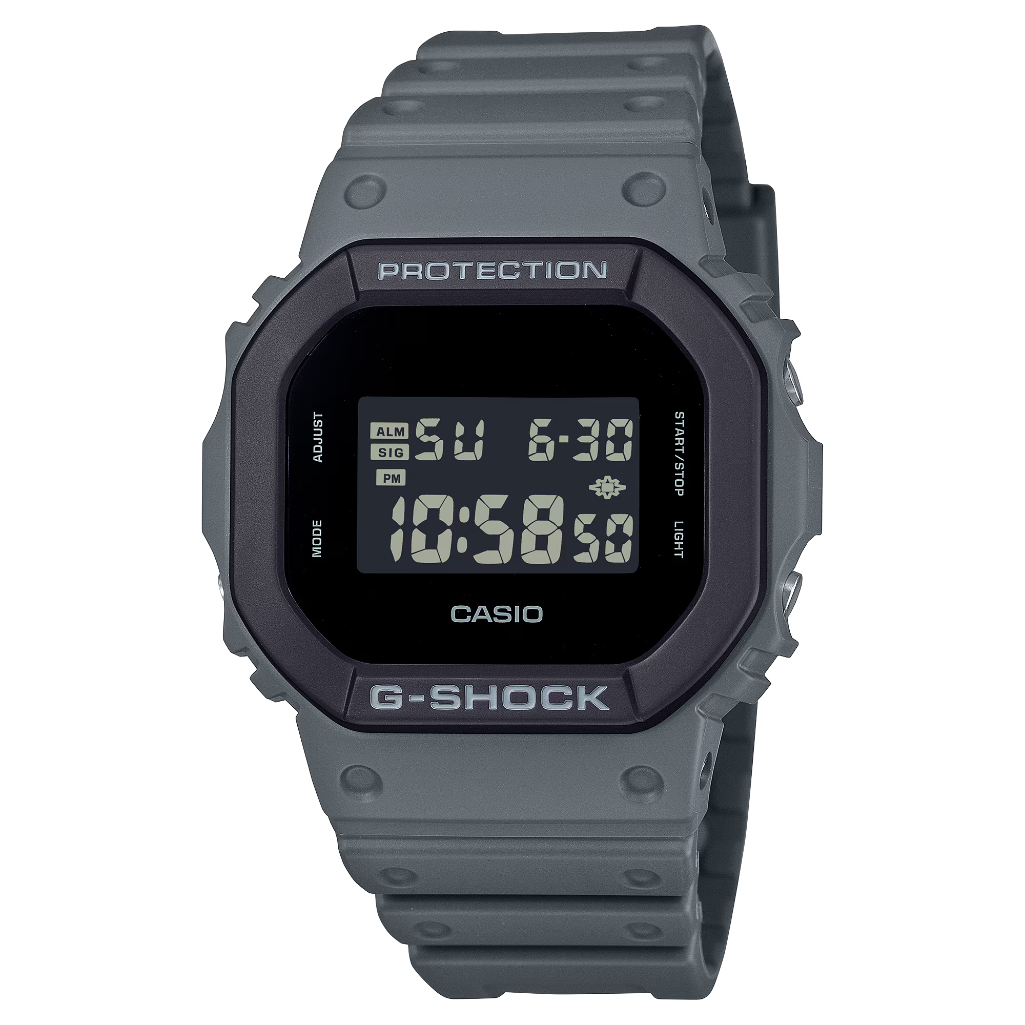G-Shock Digital Urban Street Utility Grey Resin Band Watch DW5610UU-8D