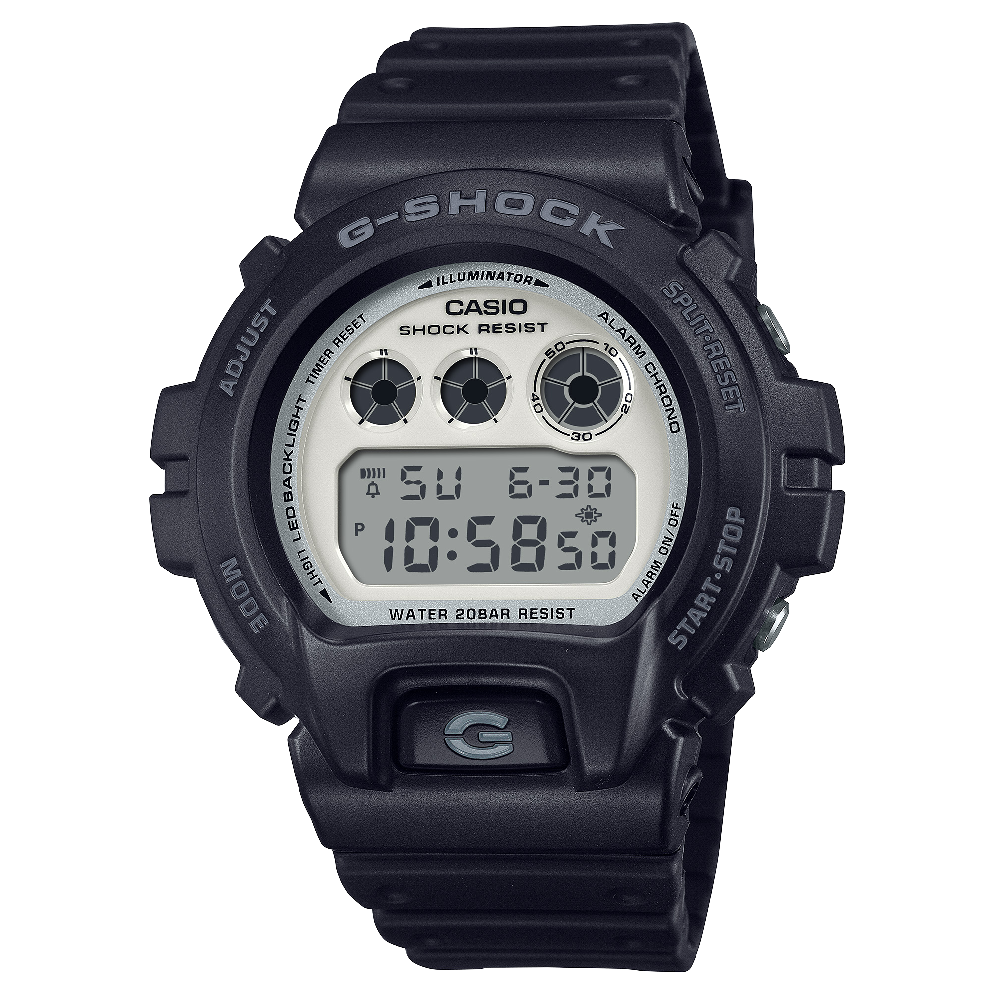 G-Shock Digital White Dial DW6900WD-1D | Watch Direct