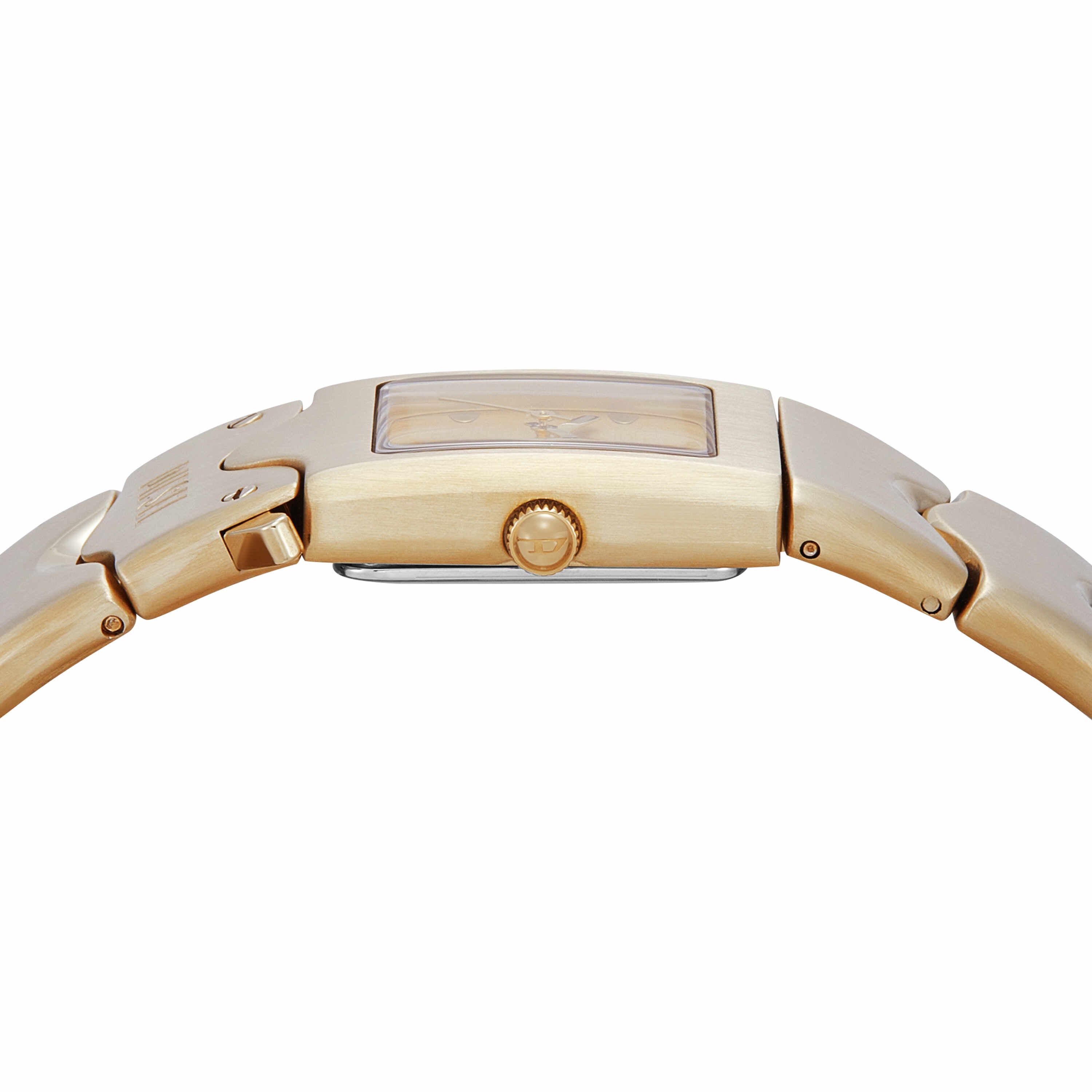 Diesel Closer Three-Hand Gold Tone Stainless Steel Watch DZ2223
