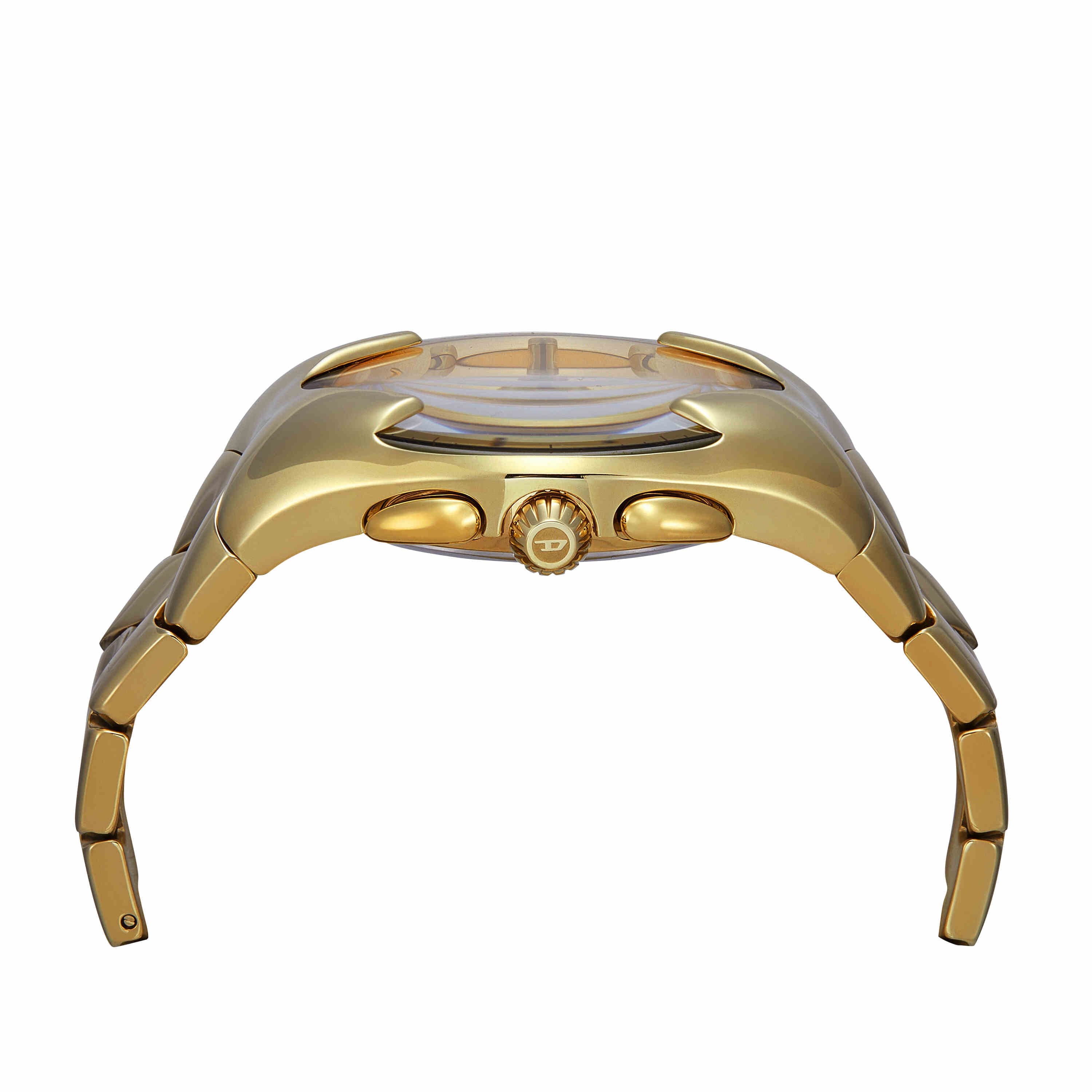 Diesel Mercurial Chronograph Gold-Tone Stainless Steel Watch DZ4681