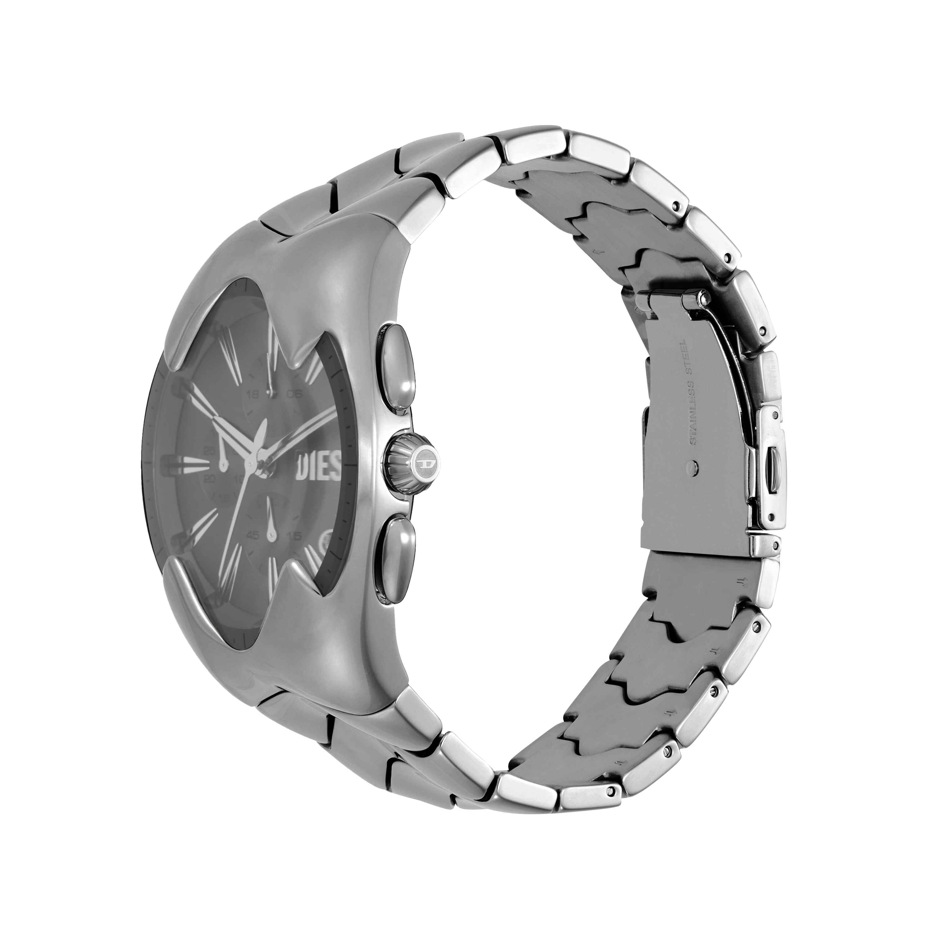 Diesel Mercurial Chronograph Stainless Steel Grey Dial Watch DZ4683