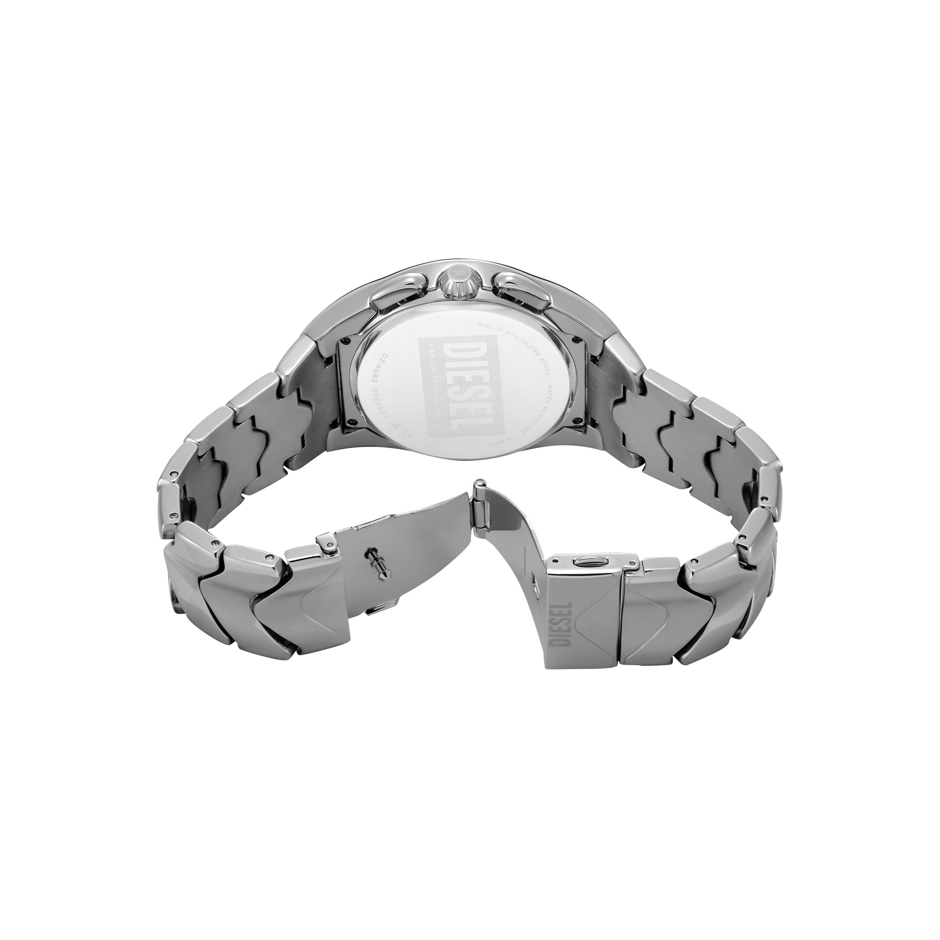 Diesel Mercurial Chronograph Stainless Steel Grey Dial Watch DZ4683