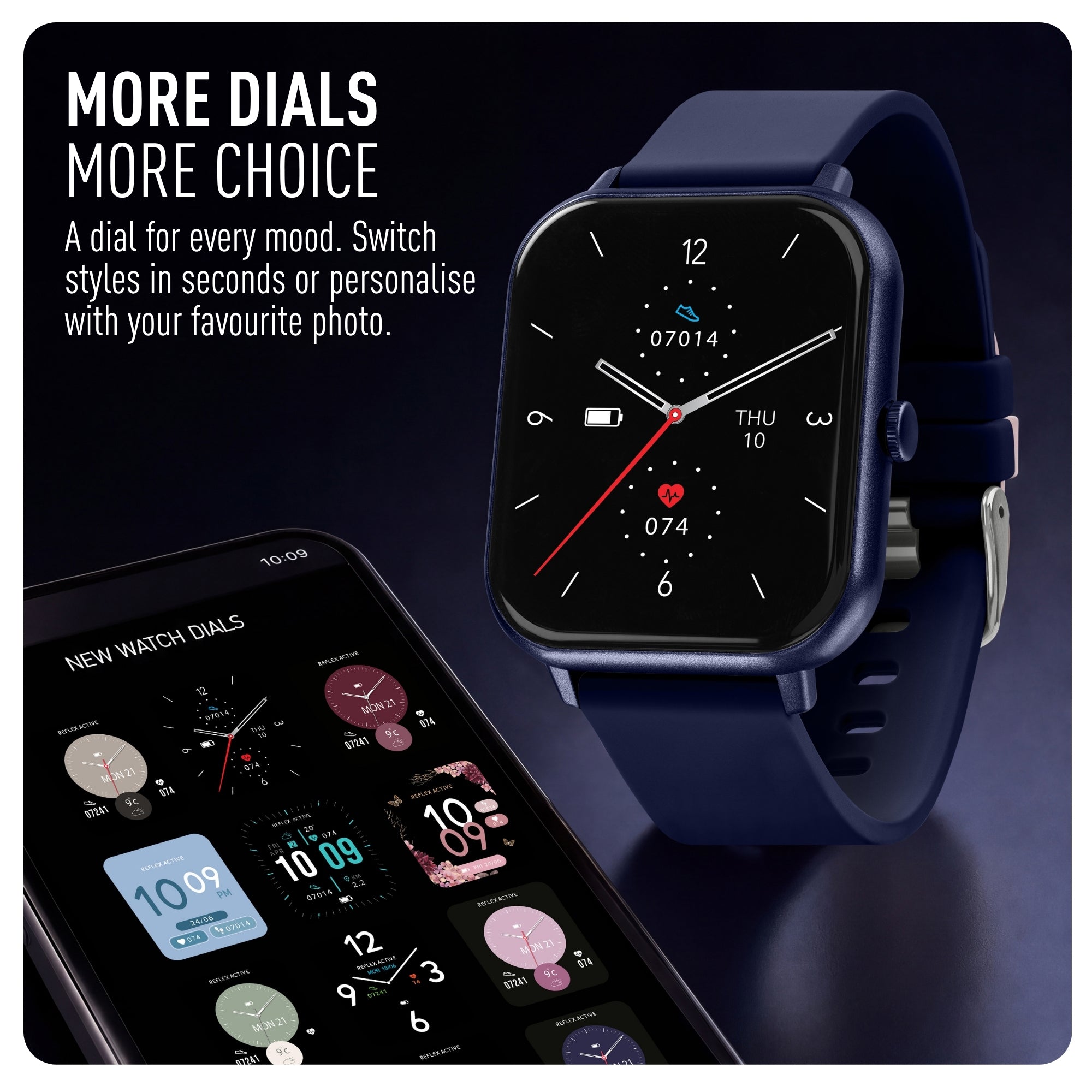 Reflex Active Nexus 100 S Lite Navy Silicone smart watch — view 6
