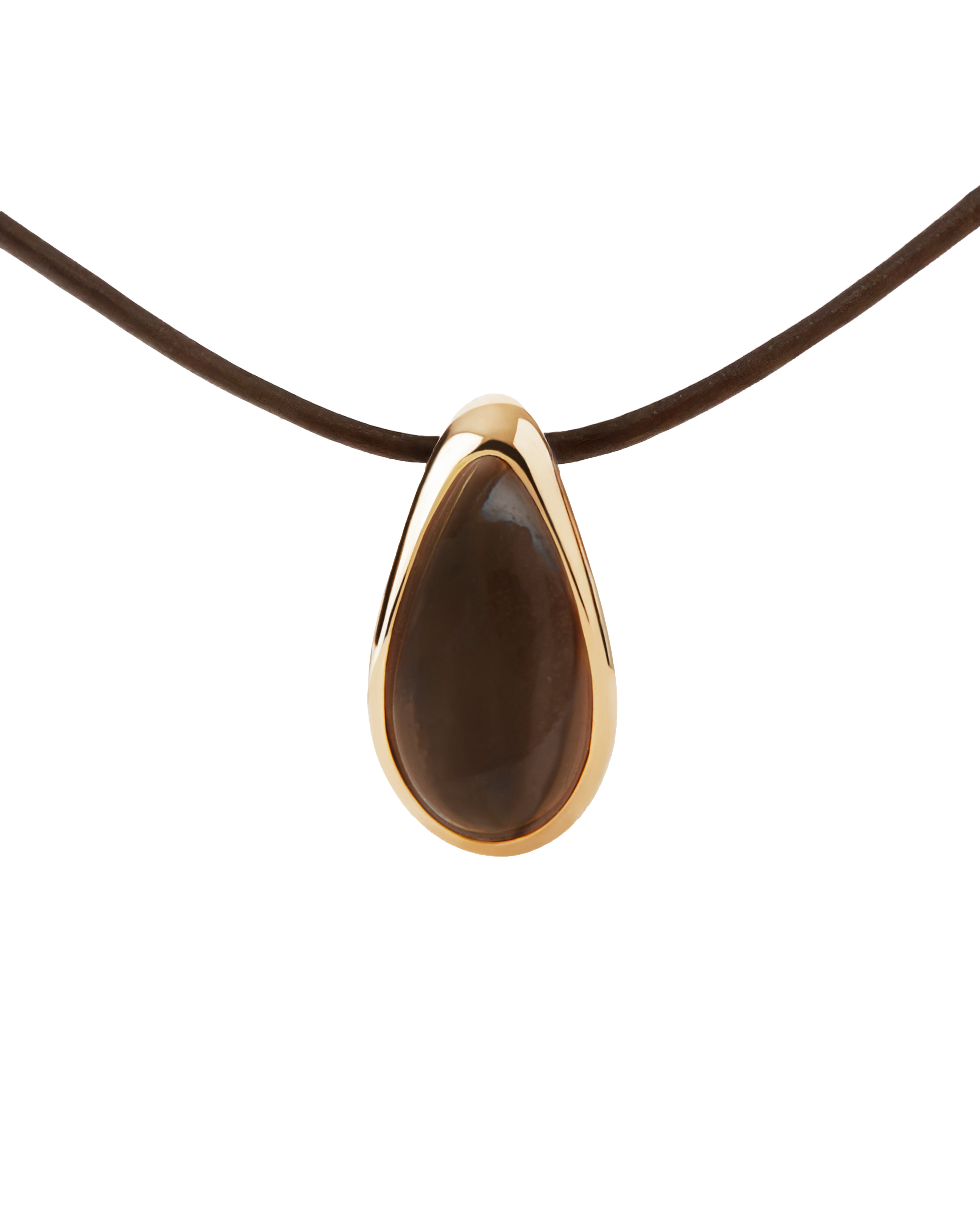 PDPAOLA Quartz Luna Cord Necklace