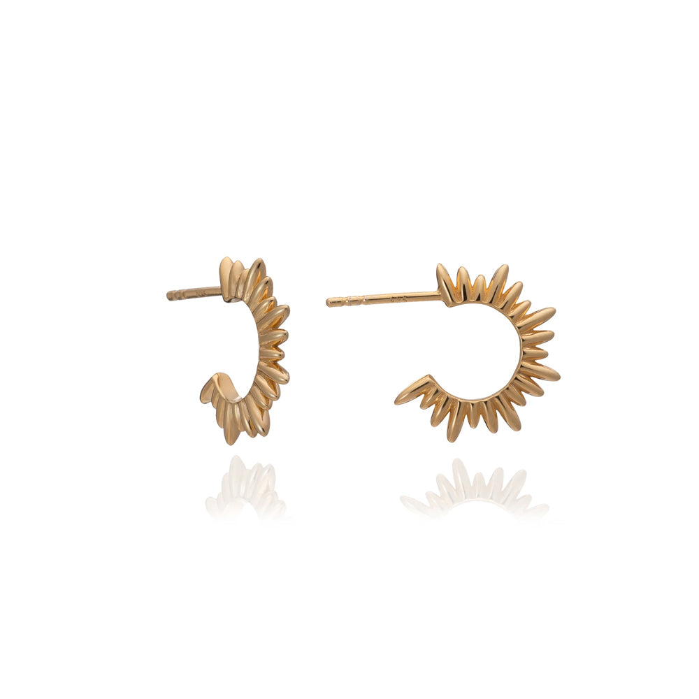 Rachel Jackson Electric Goddess Mini Gold Hoop Earrings