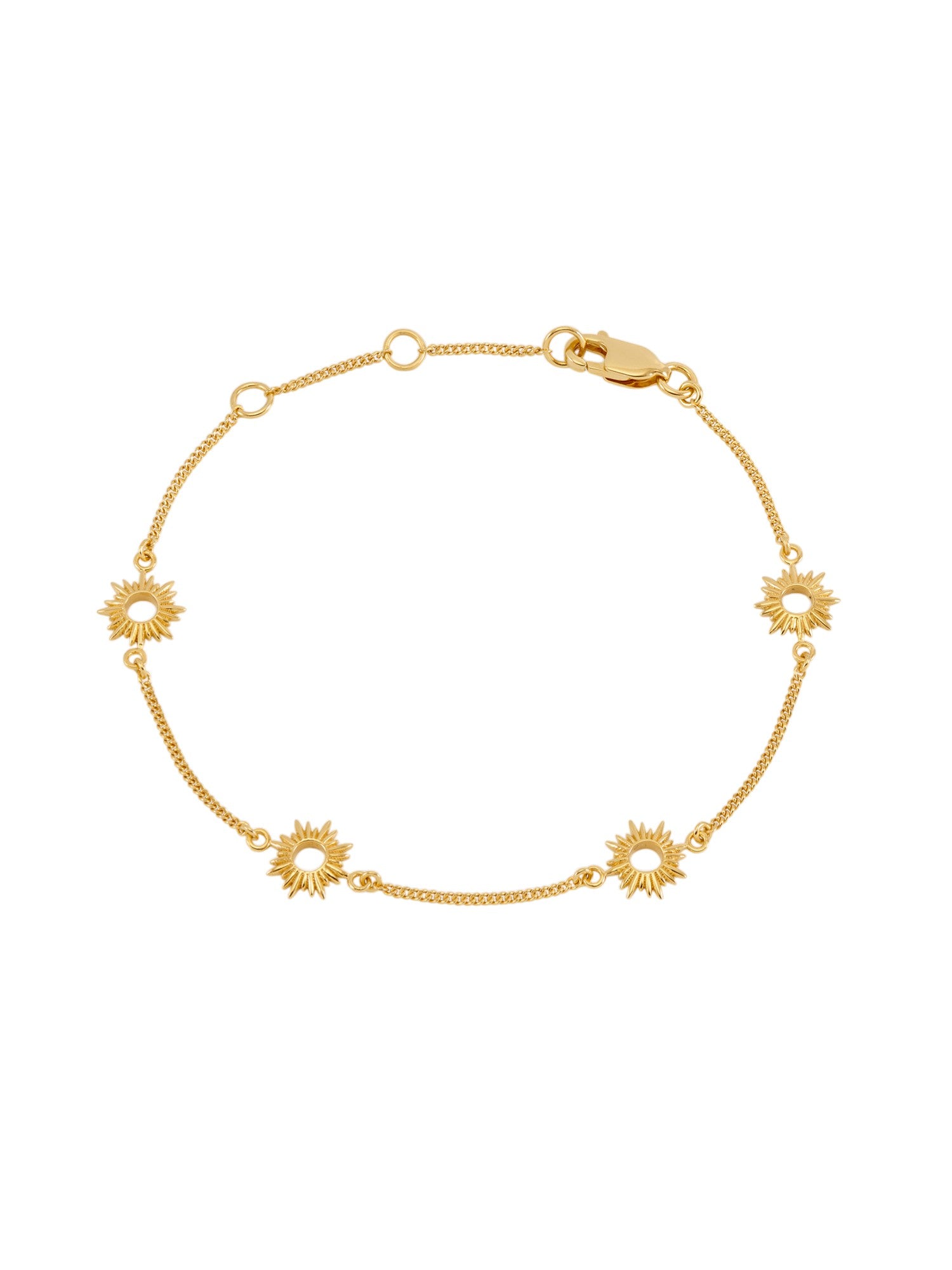 Rachel Jackson Mini Eternal Sun Bracelet Gold