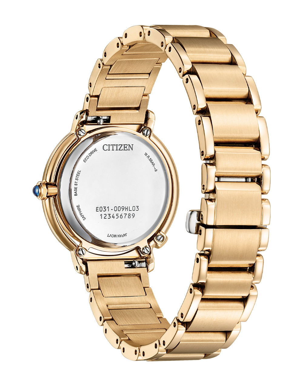 Citizen Eco-Drive Stainless Steel Mother of Pearl Dial Watch EM1093-61D