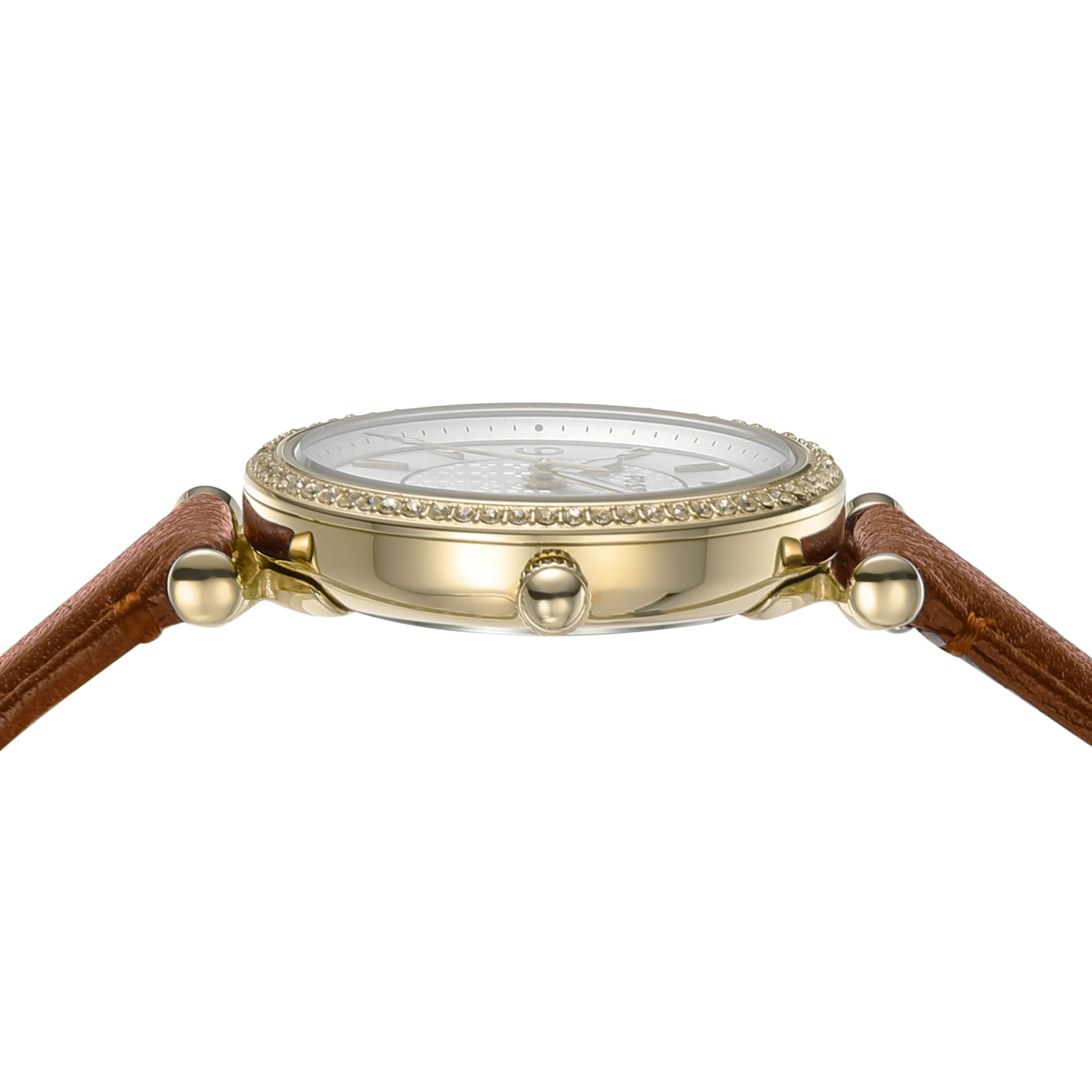 Timeless Carlie Brown Leather Watch by Fossil - ES5297