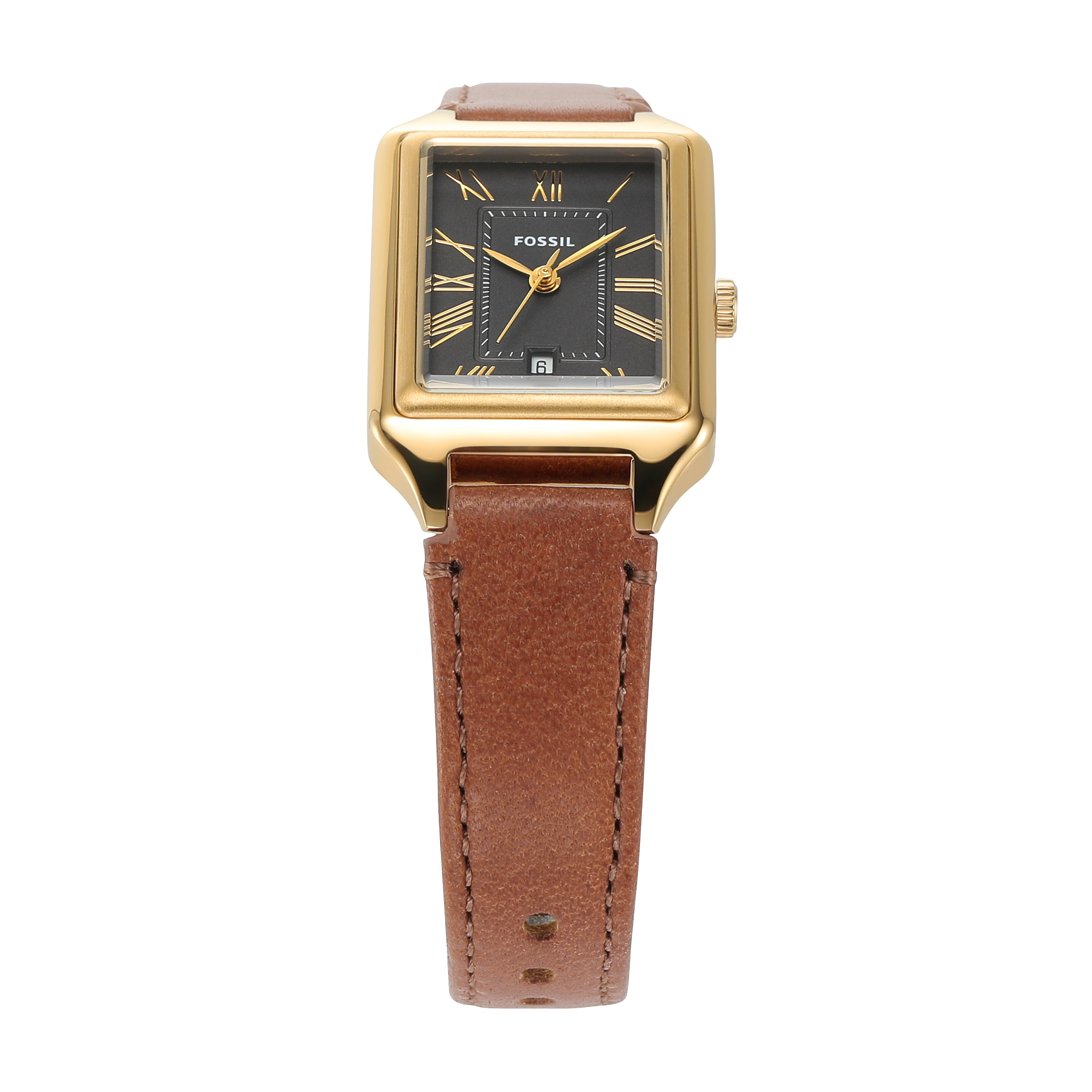 Fossil Raquel Brown Leather Band Womens Watch ES5303