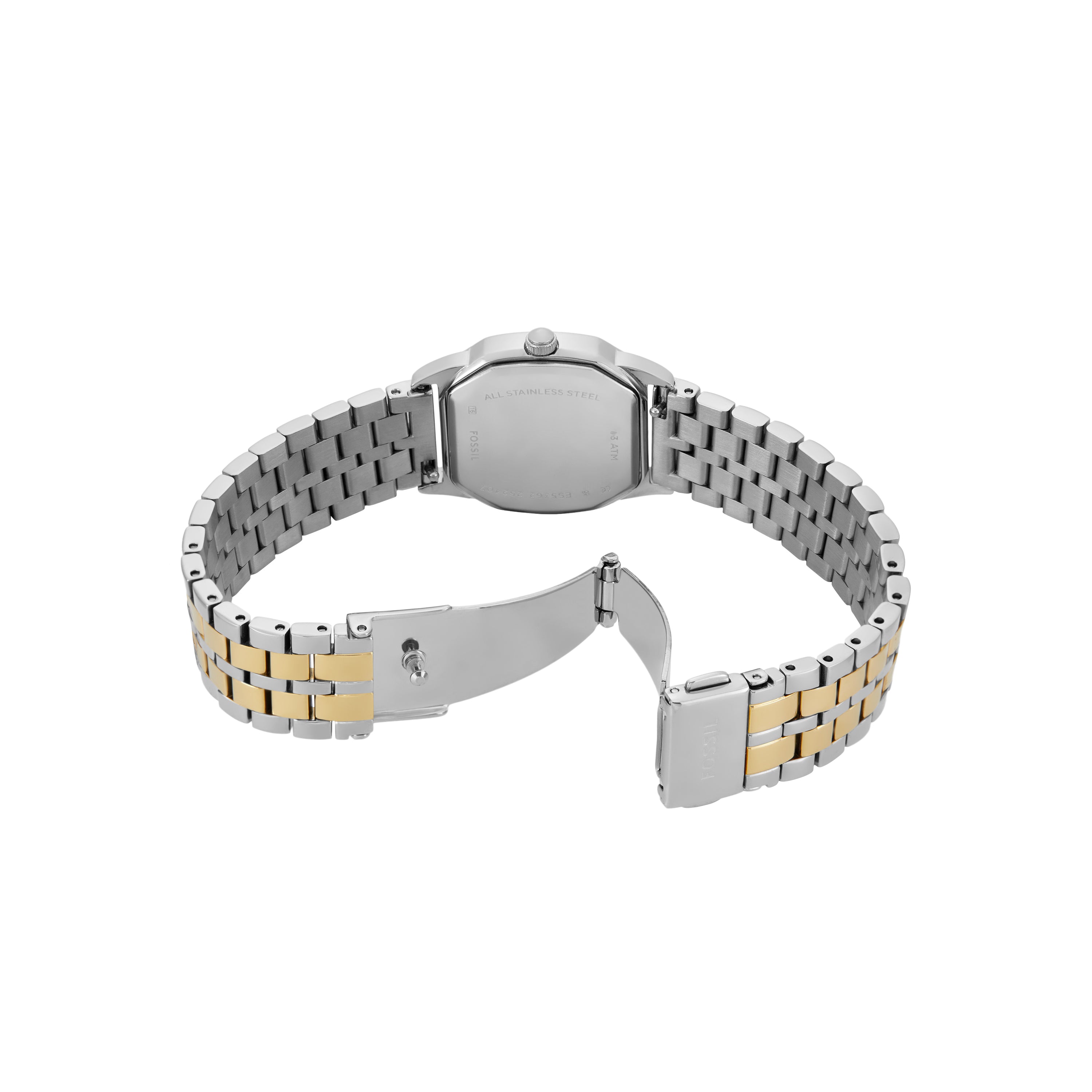 Fossil Harlow Two Tone Stainless Steel Cream Dial Watch ES5362