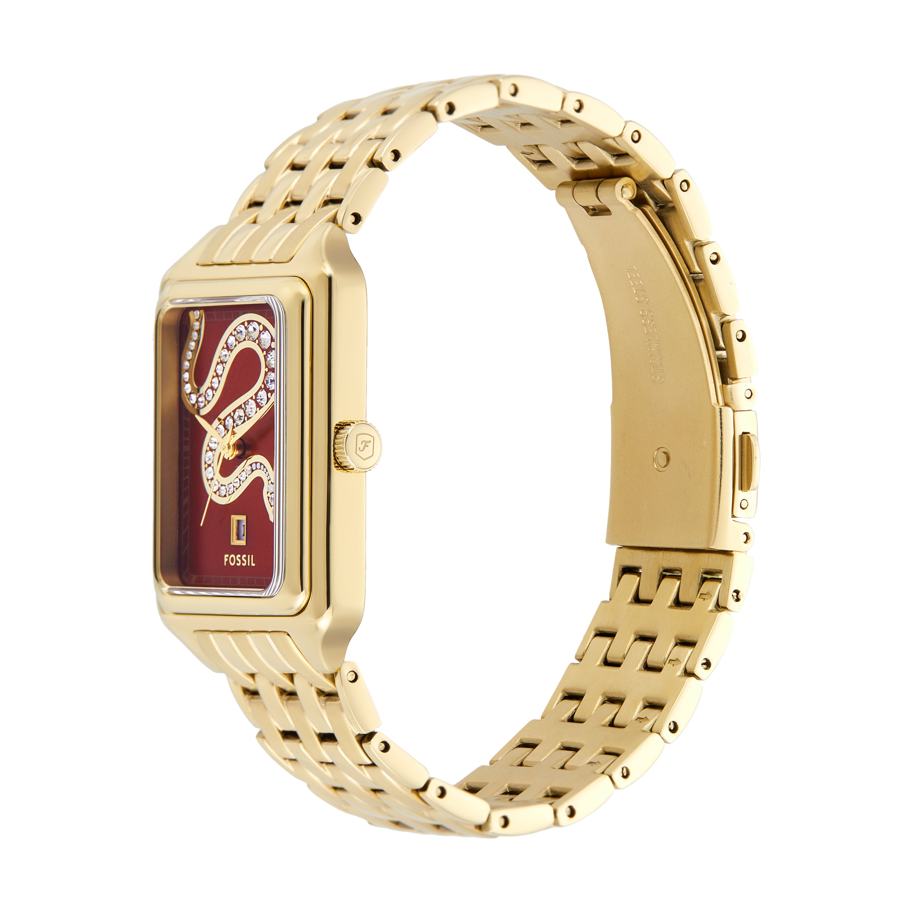 Fossil Raquel Three-Hand Gold Stainless Steel Watch ES5379