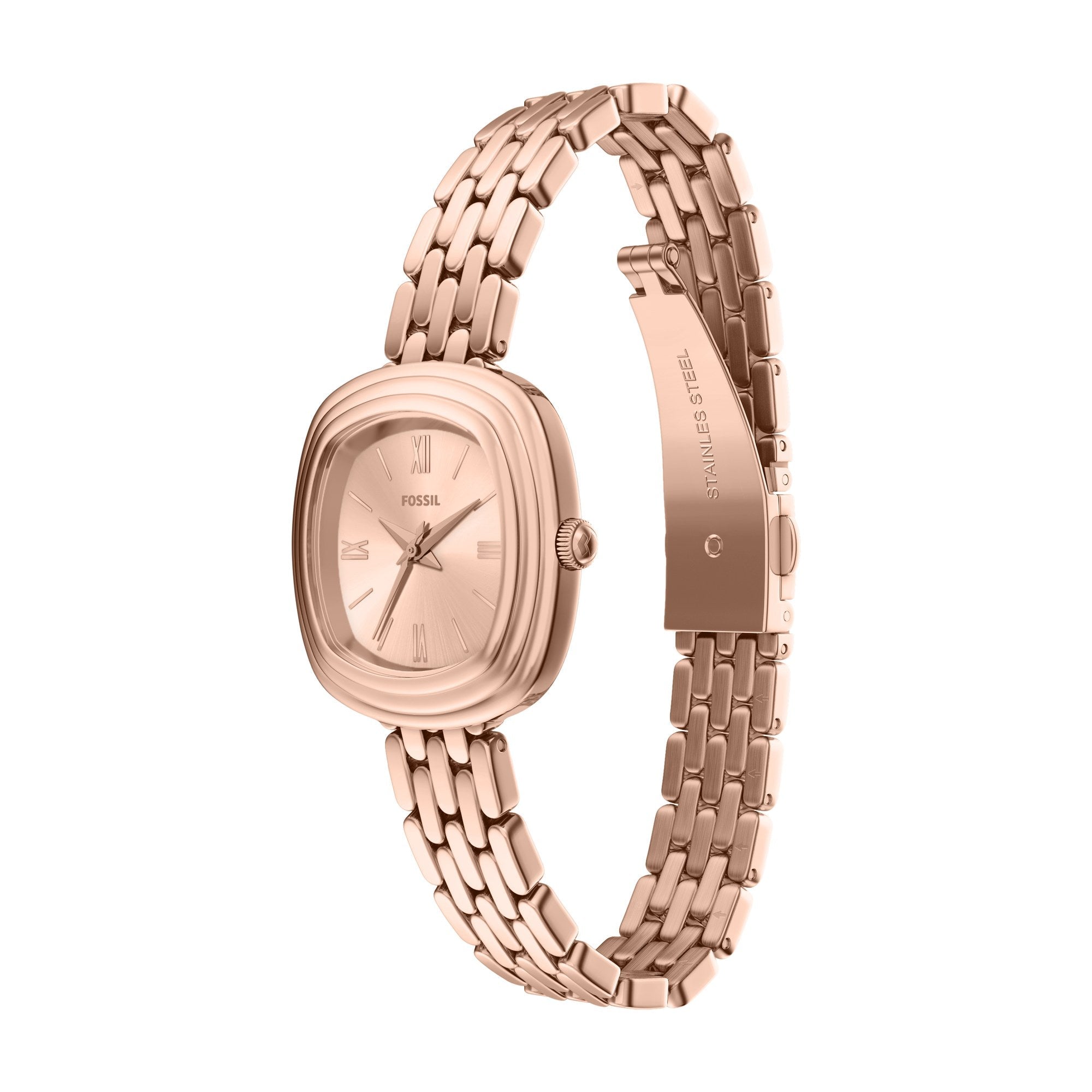 Fossil women's watch, rose gold dial (view 3)