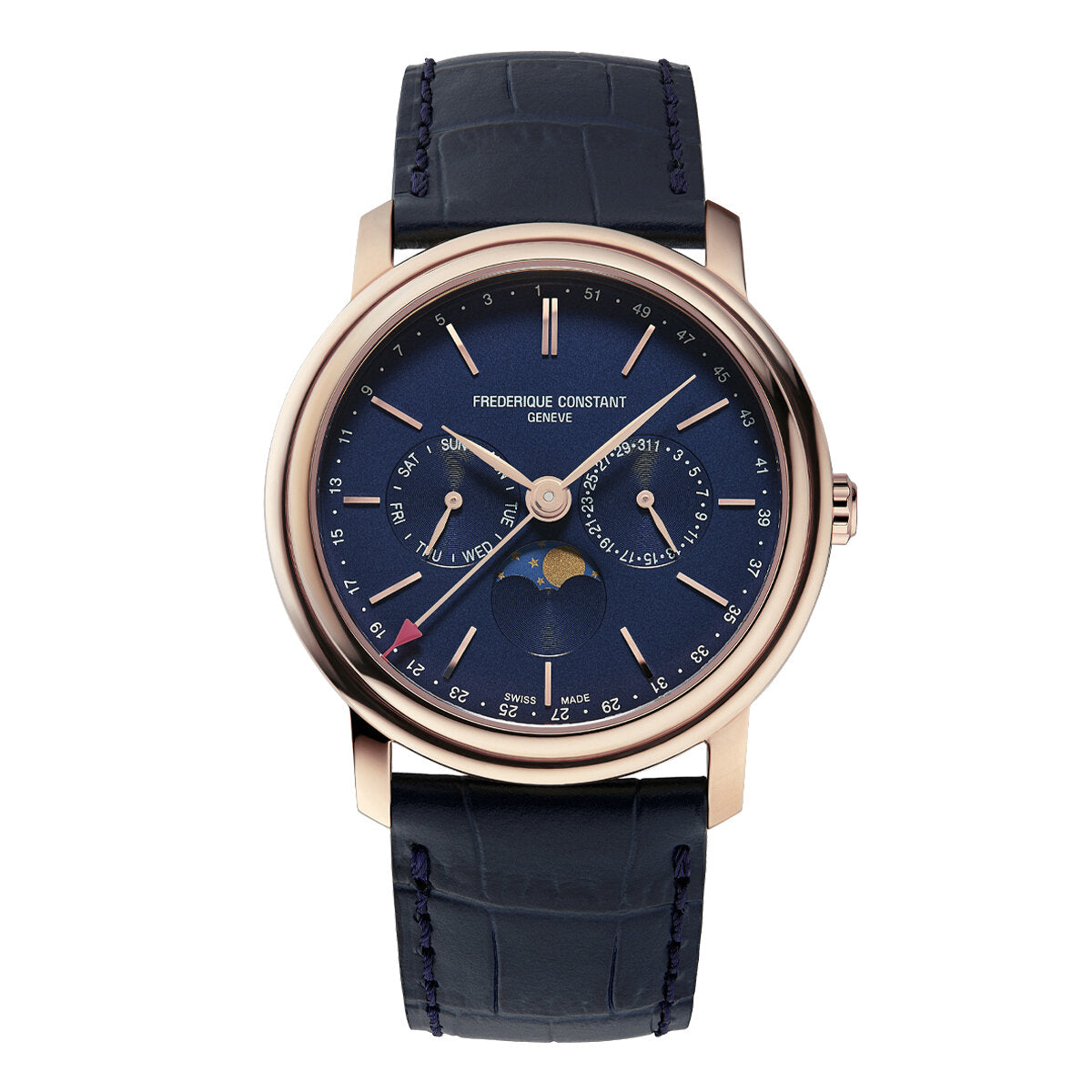 Frederique Constant FC-270N4P4 watch front view