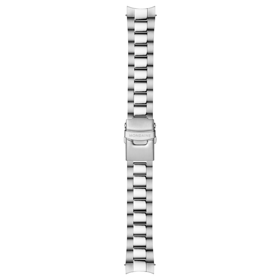 Mondaine Classic White Dial Stainless Steel Bracelet 40mm Watch A660.30360.11SBJ