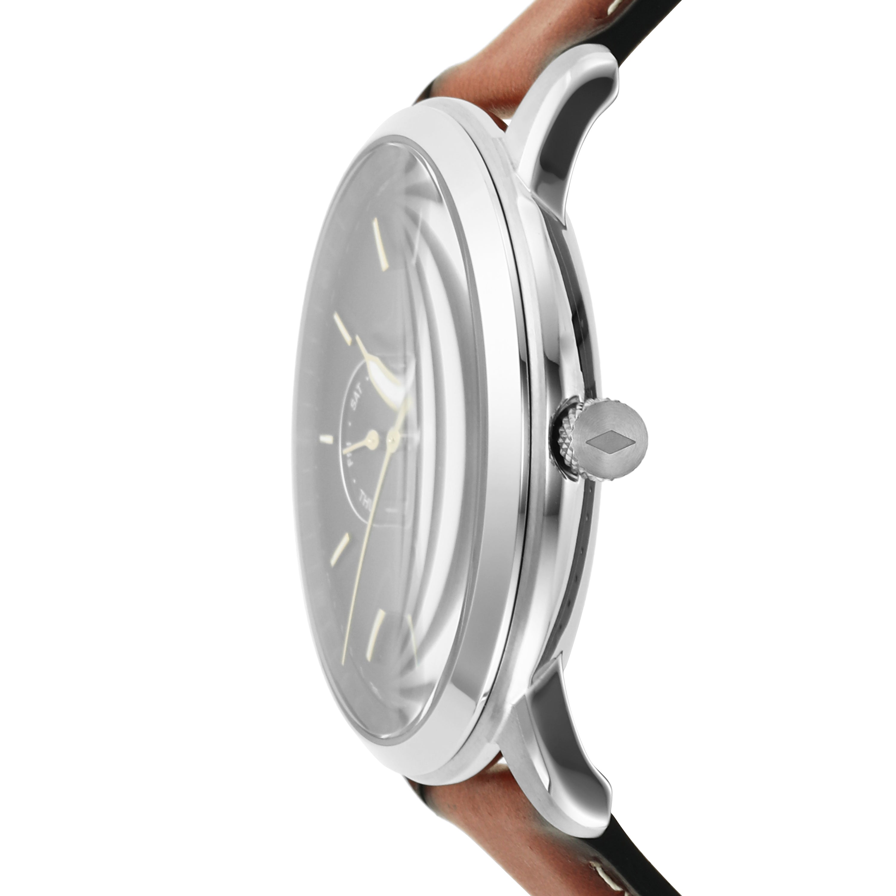 Fossil Neutra Moonphase Brown Leather Multifunction Watch FS5903