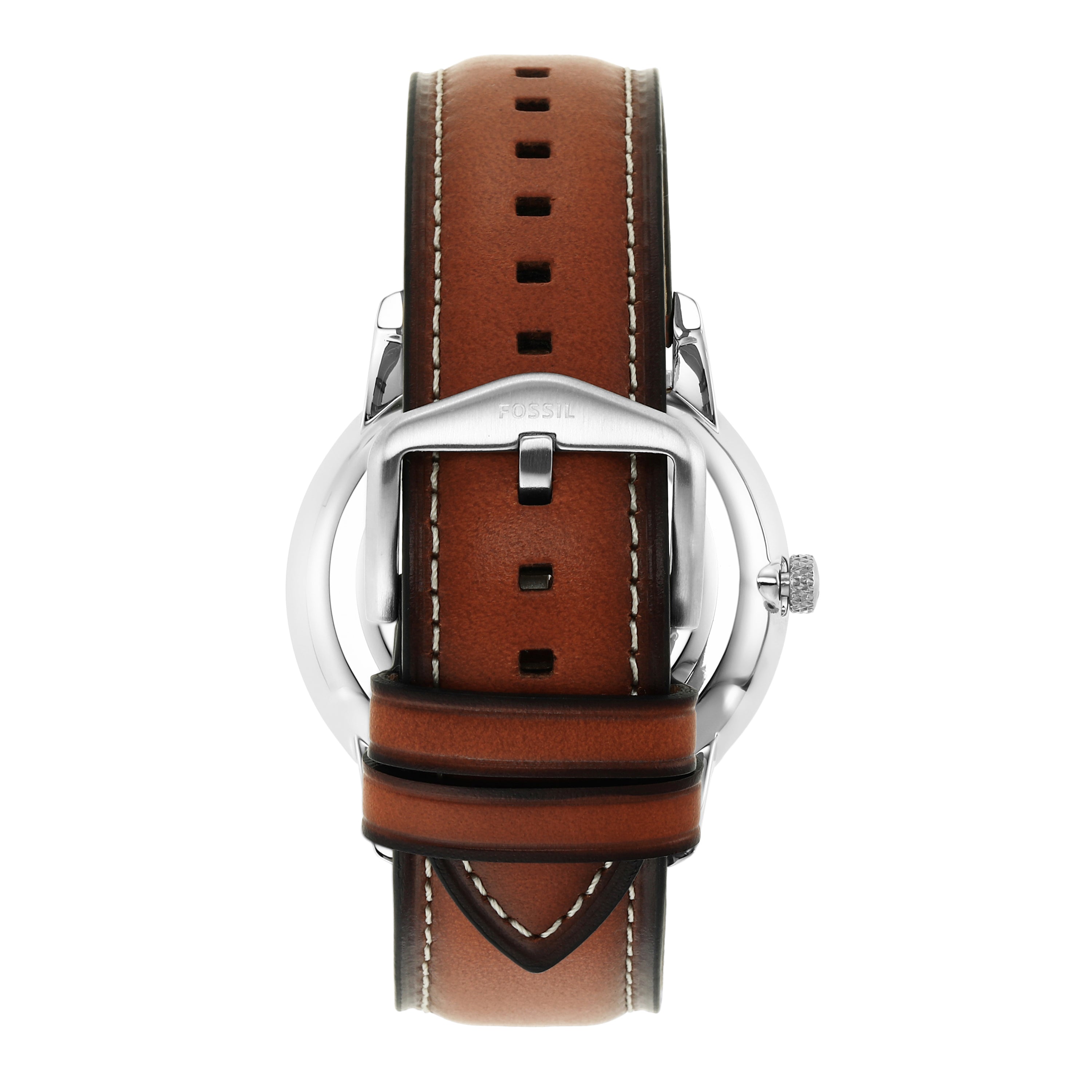 Fossil Neutra Moonphase Brown Leather Multifunction Watch FS5903