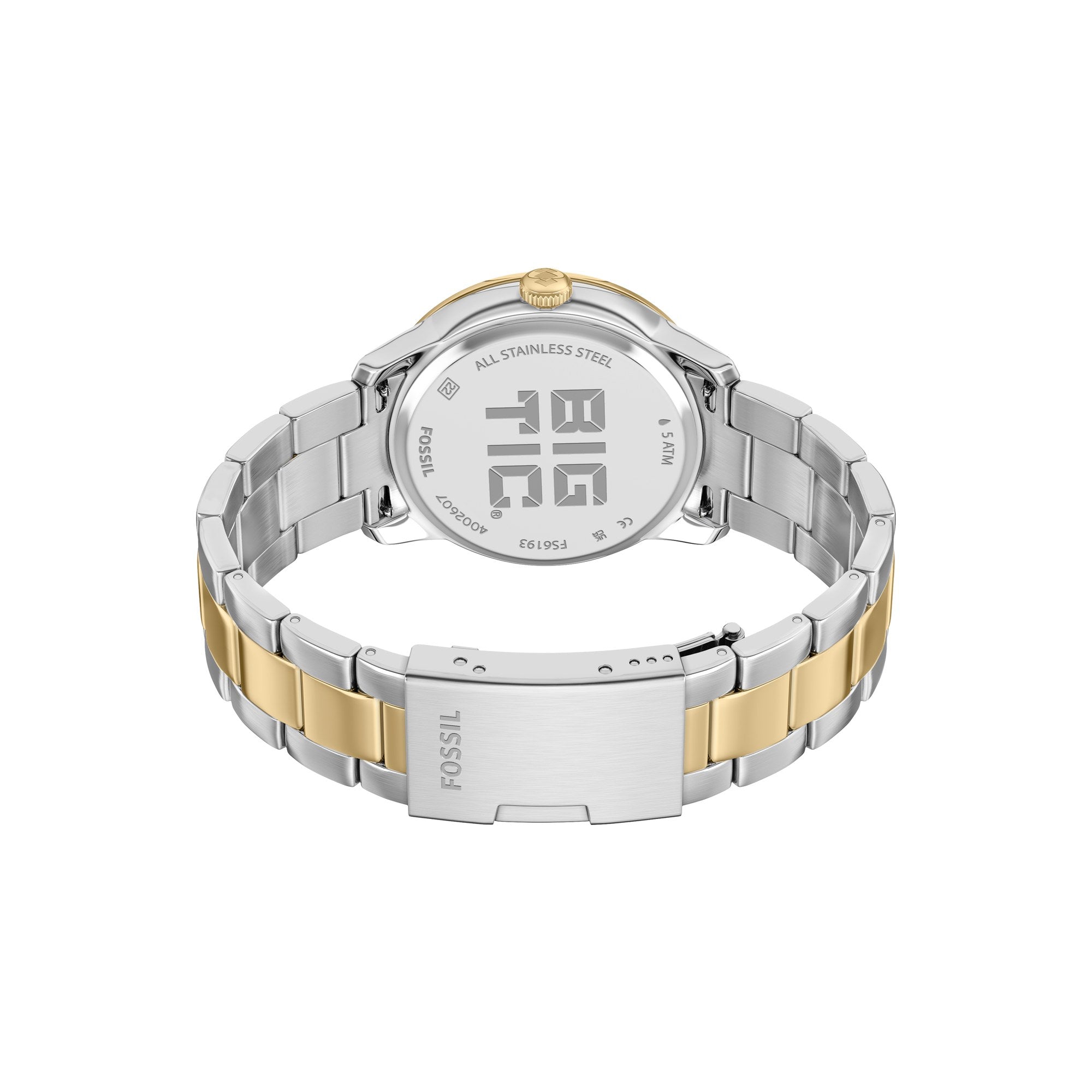 Fossil men's watch, two tone dial (view 5)
