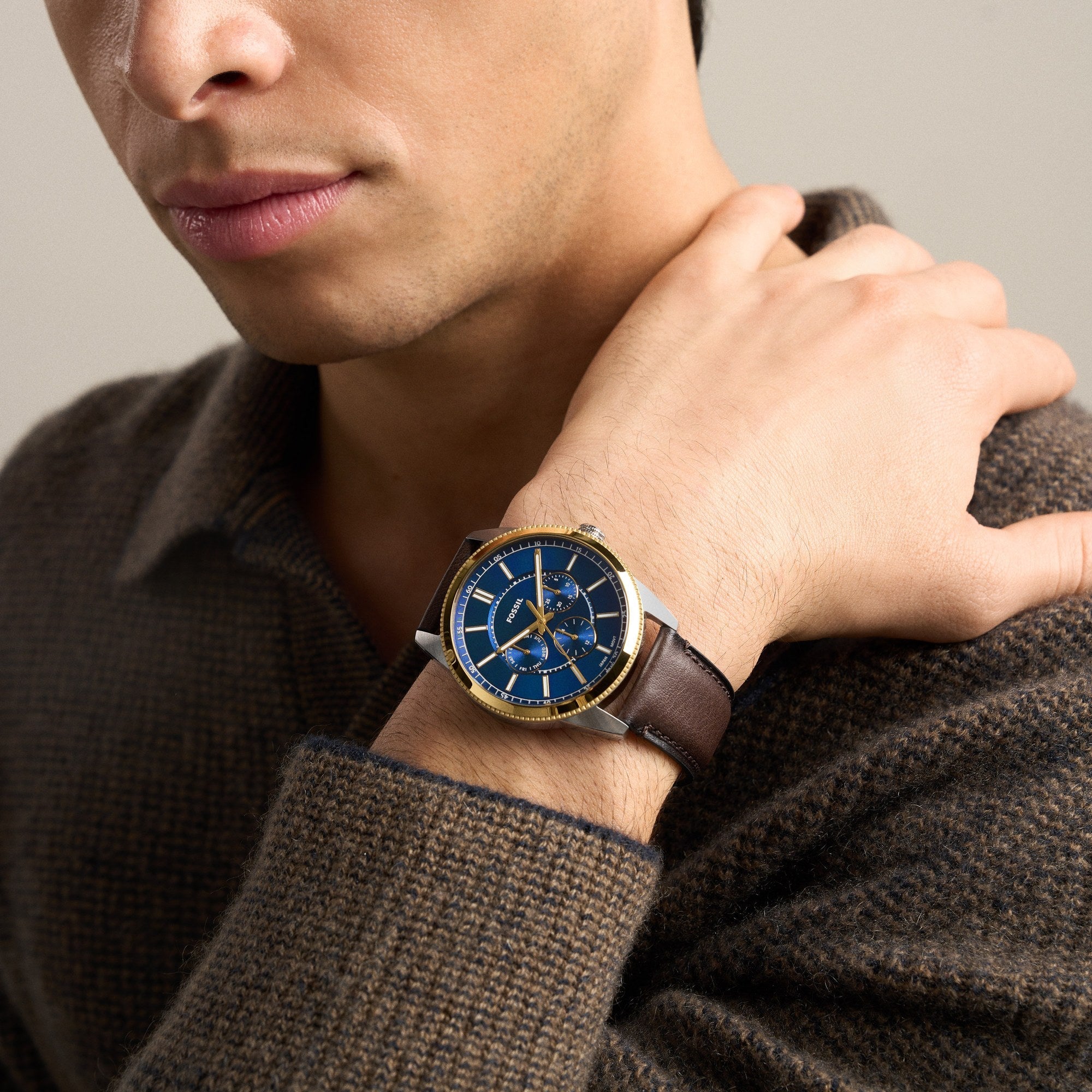 Fossil men's watch, blue dial (view 7)
