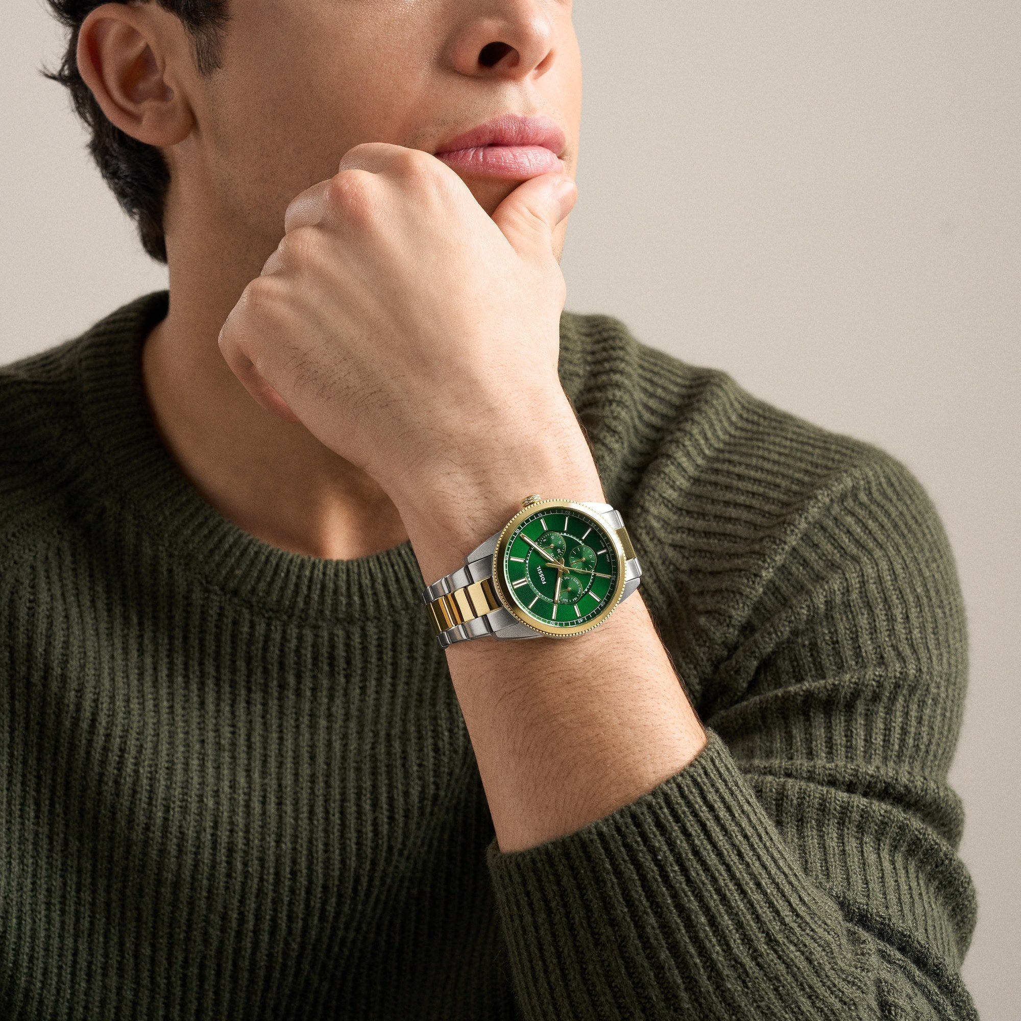Fossil men's watch, green dial (view 7)