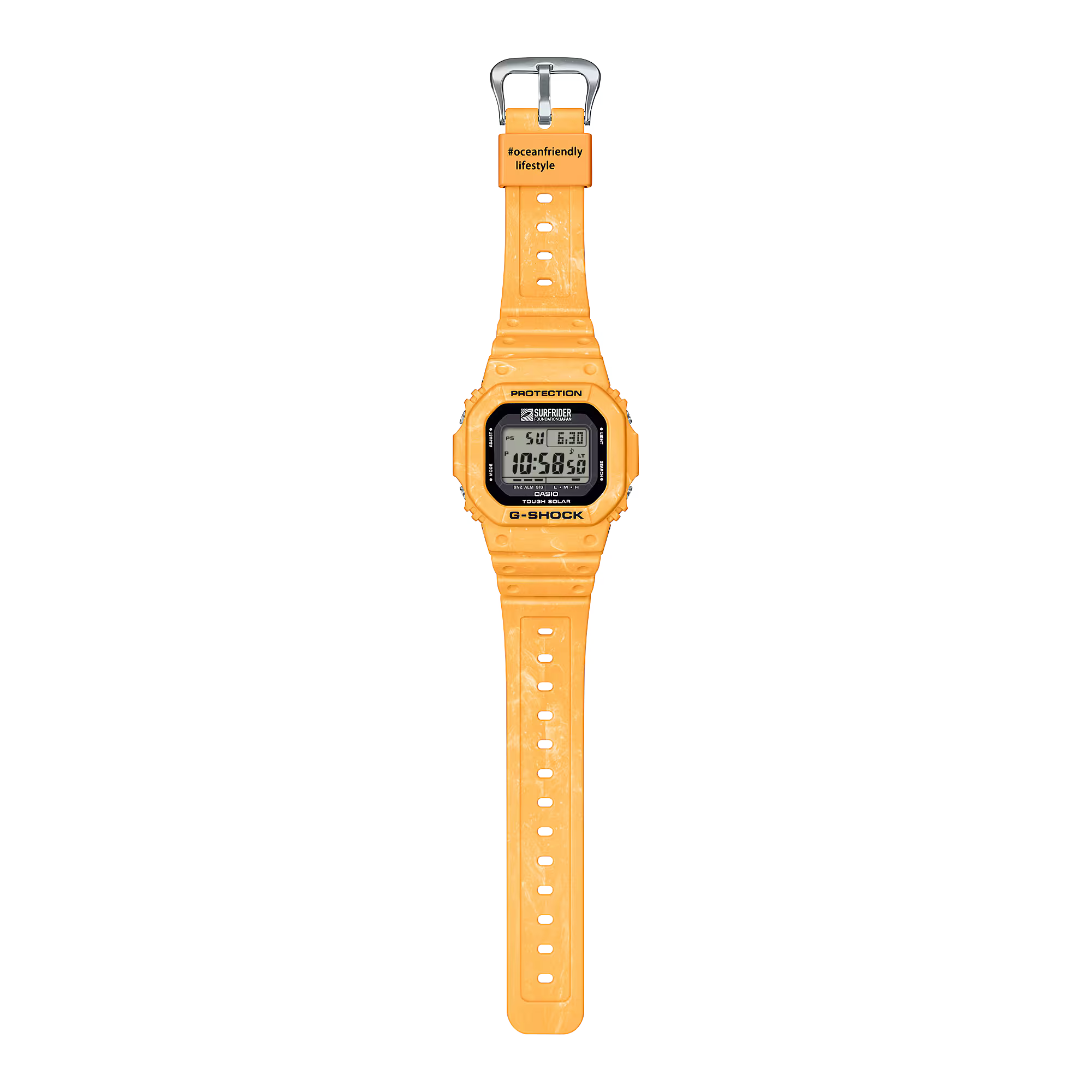 G-Shock Tough Solar Surfrider Foundation Yellow Case Watch G5600SFJ-9D