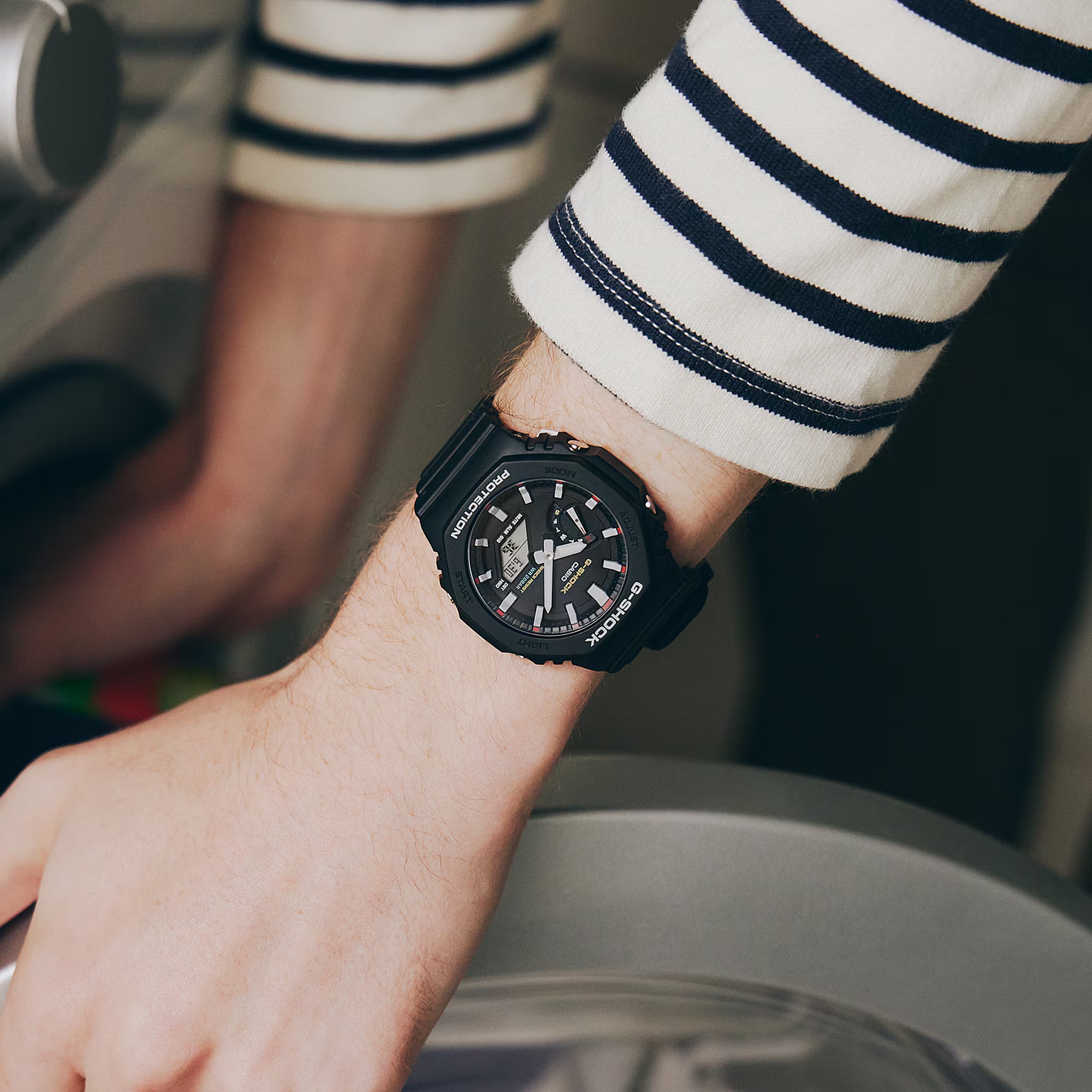 G-Shock Analog Digital Black Resin Band Watch GA2100RL-1A