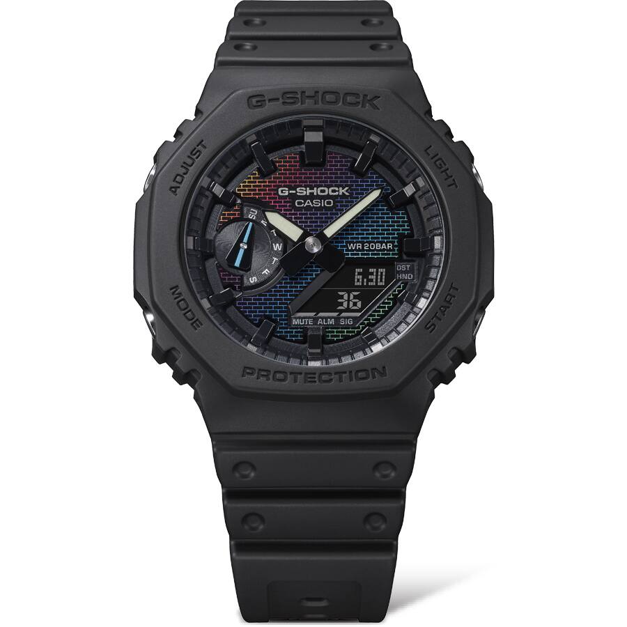 G-Shock Analog Digital Black Resin Band Watch GA2100RW-1A