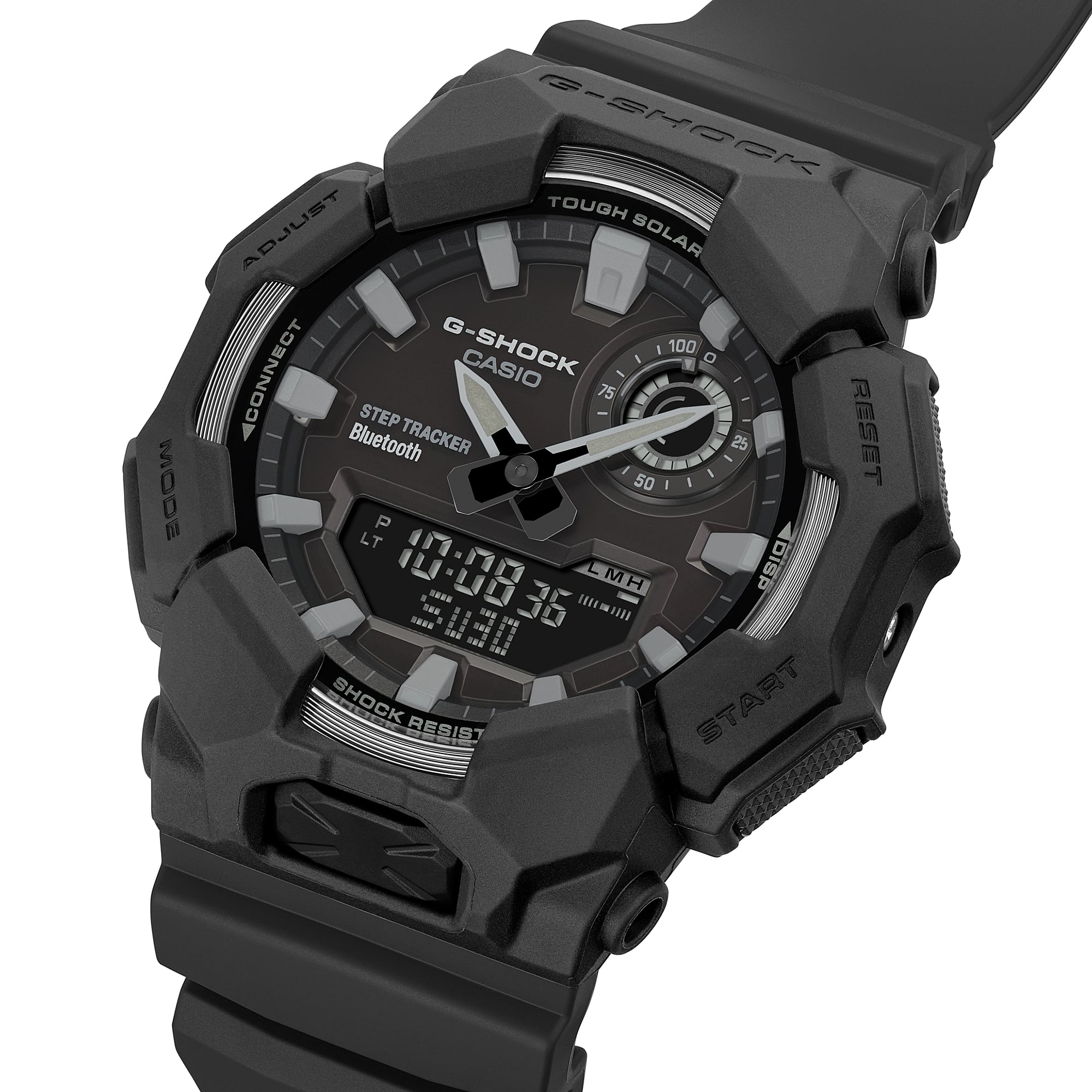 G-Shock Duo Analog Digital Black Resin Band Watch GAB010-1A1