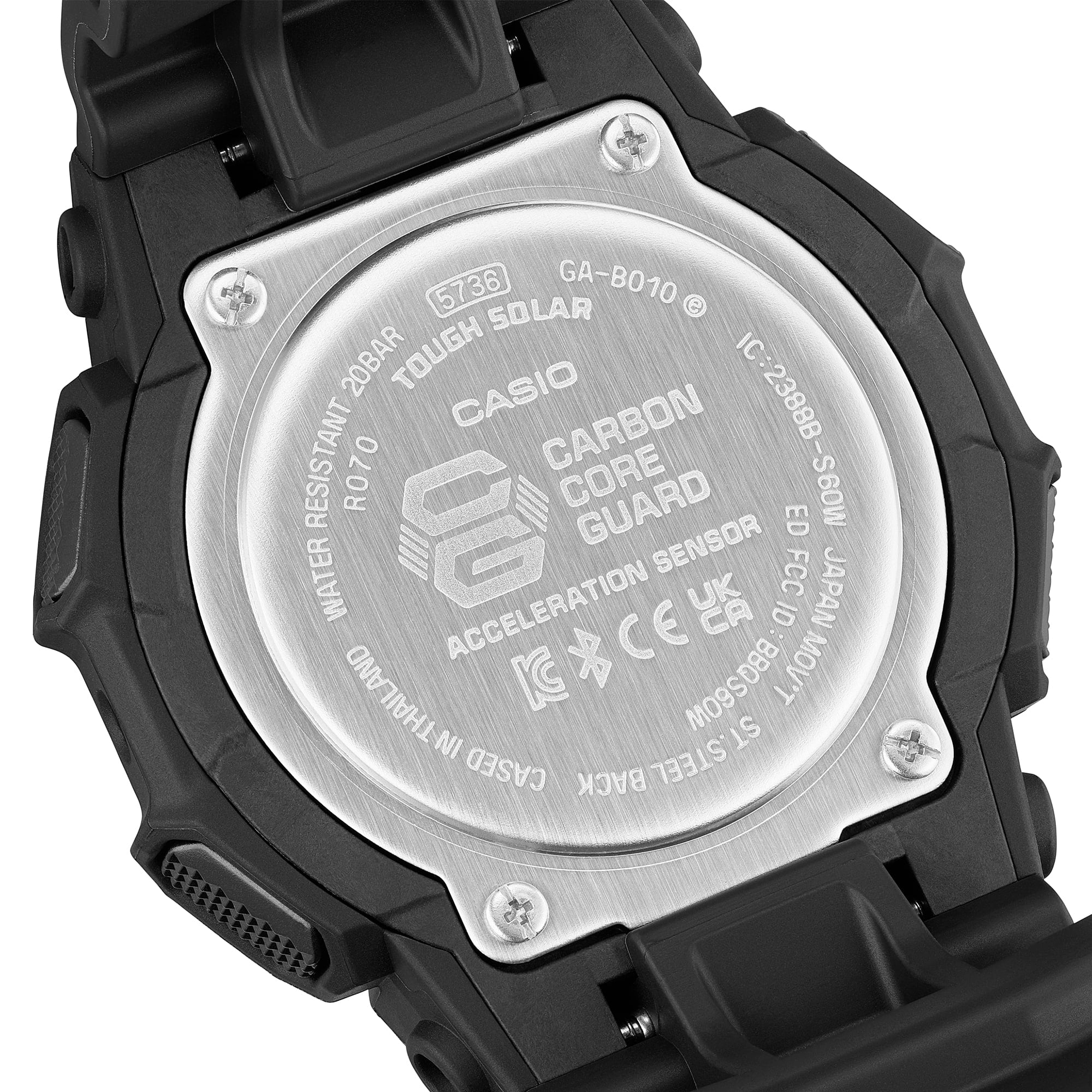 G-Shock Duo Analog Digital Black Resin Band Watch GAB010-1A1