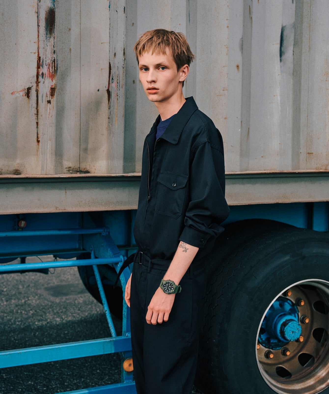 G-Shock Analog Digital Duo Green Resin Band Watch GAB010-3A