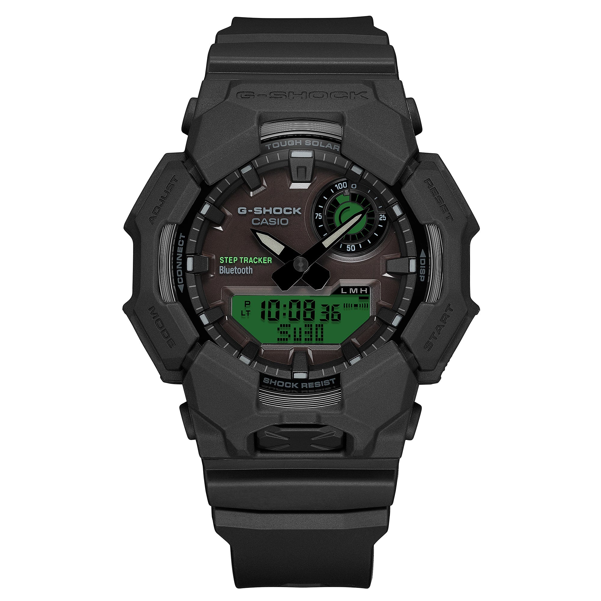 G-Shock Black and Electro Green Men's Watch GAB010BEG-1A