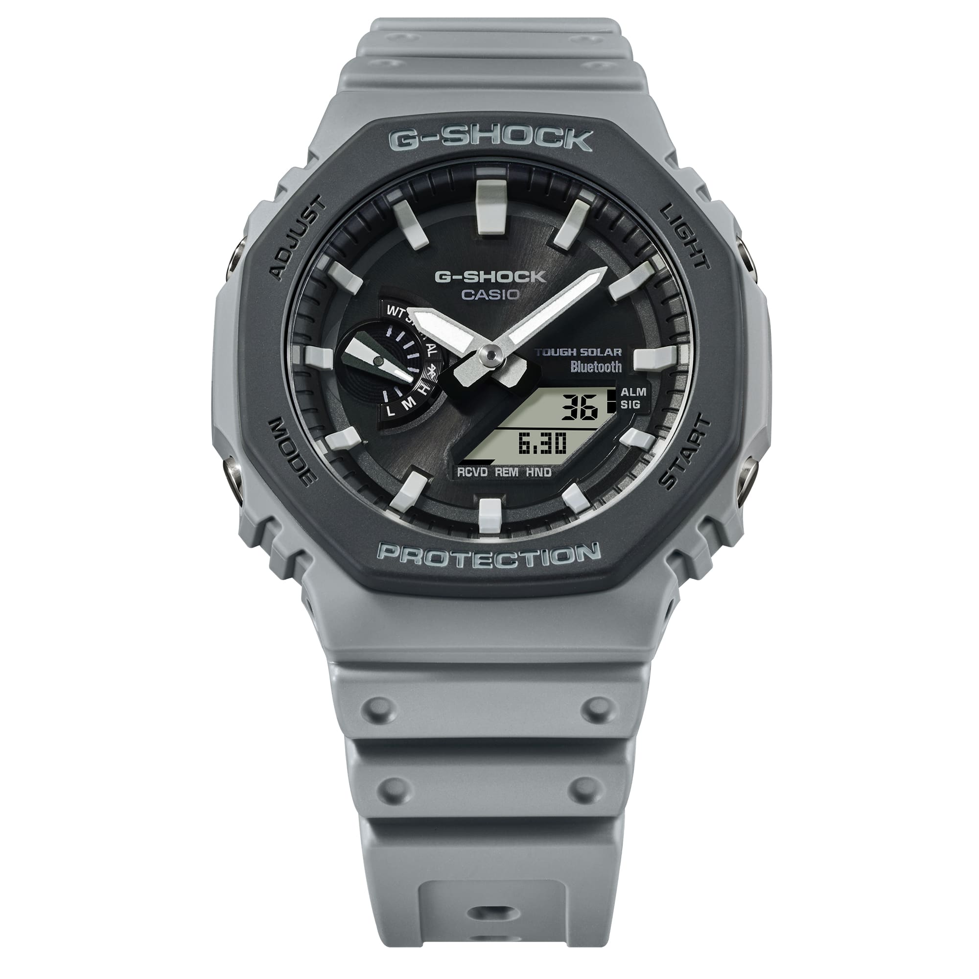 G-Shock Analog Digital Grey Dial Grey Resin Band Watch GAB2100LUU-8A