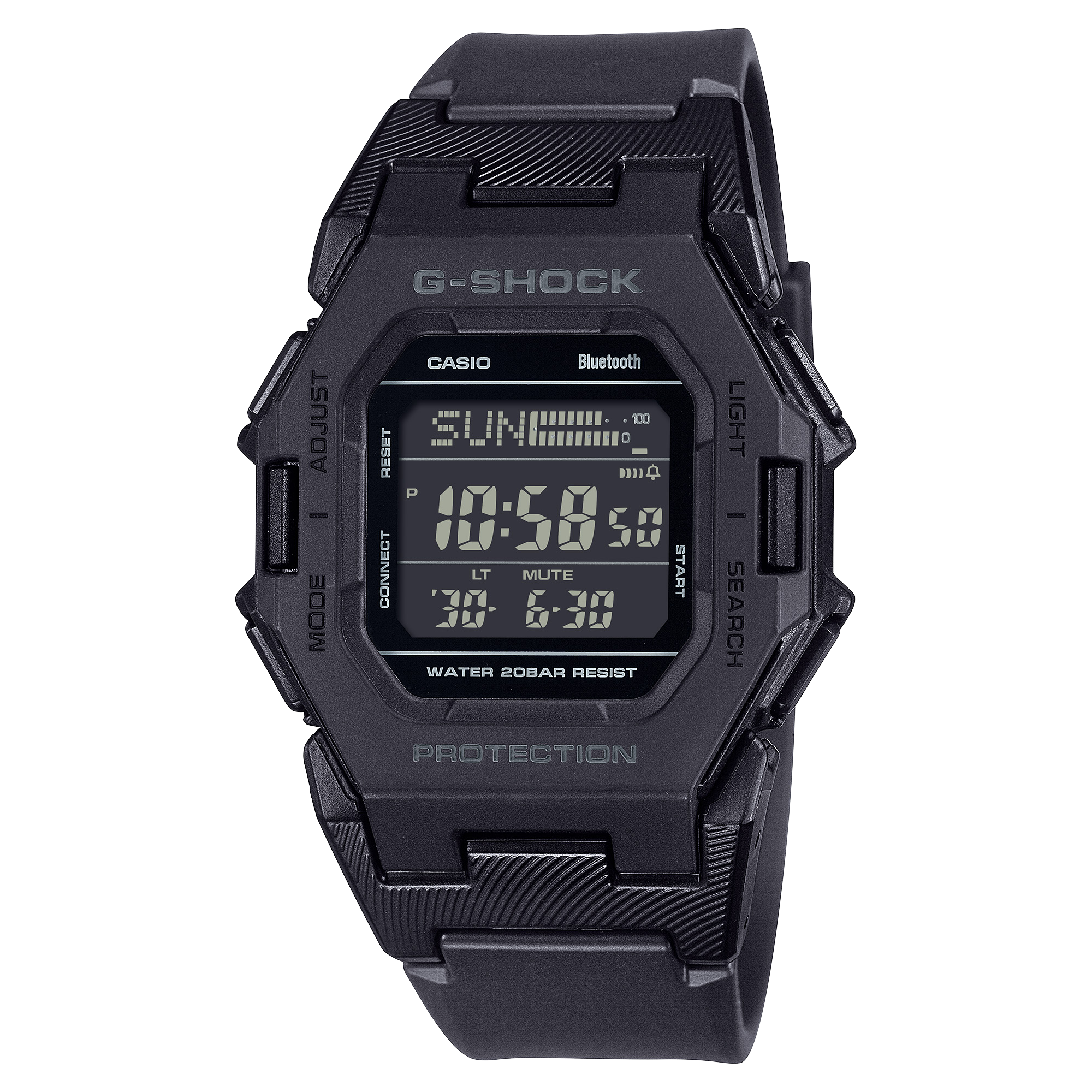 G-Shock Digital Black Resin Band Watch GDB500-1D G-Shock Digital Black Resin Band Watch GDB500-1D
