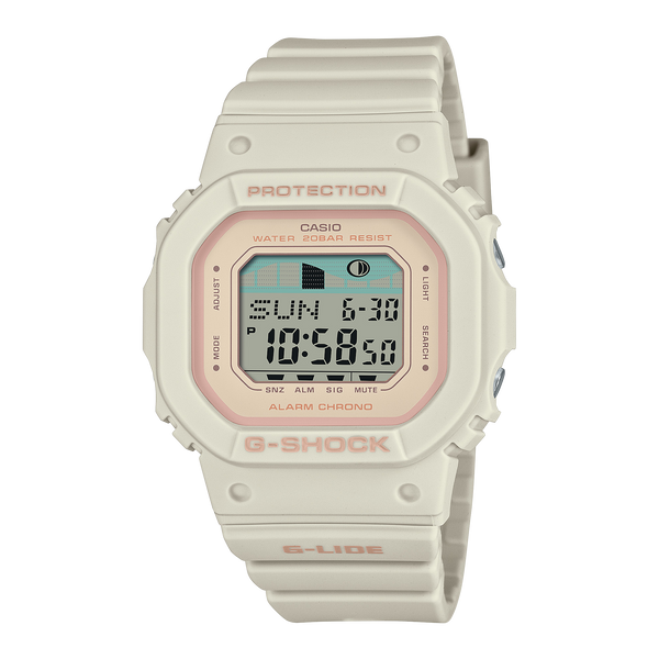 G-Shock G-LIDE GLX-5600 Series White Resin Watch GLX-S5600-7D