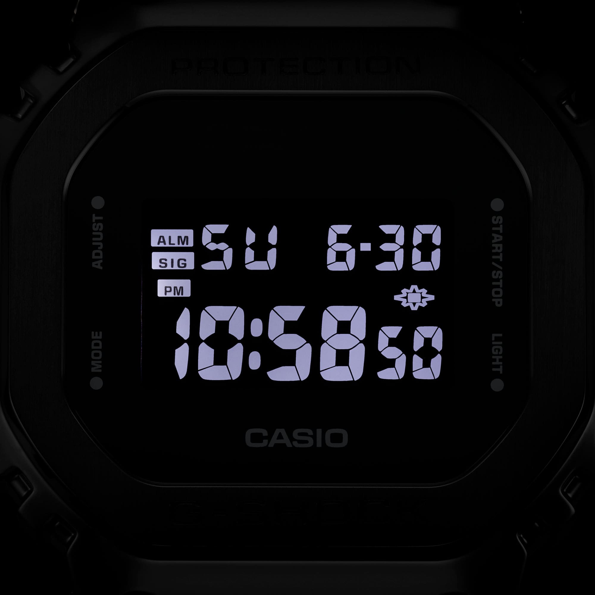 G-Shock Digital Metal Black Resin Band Watch GM5600UB-1D