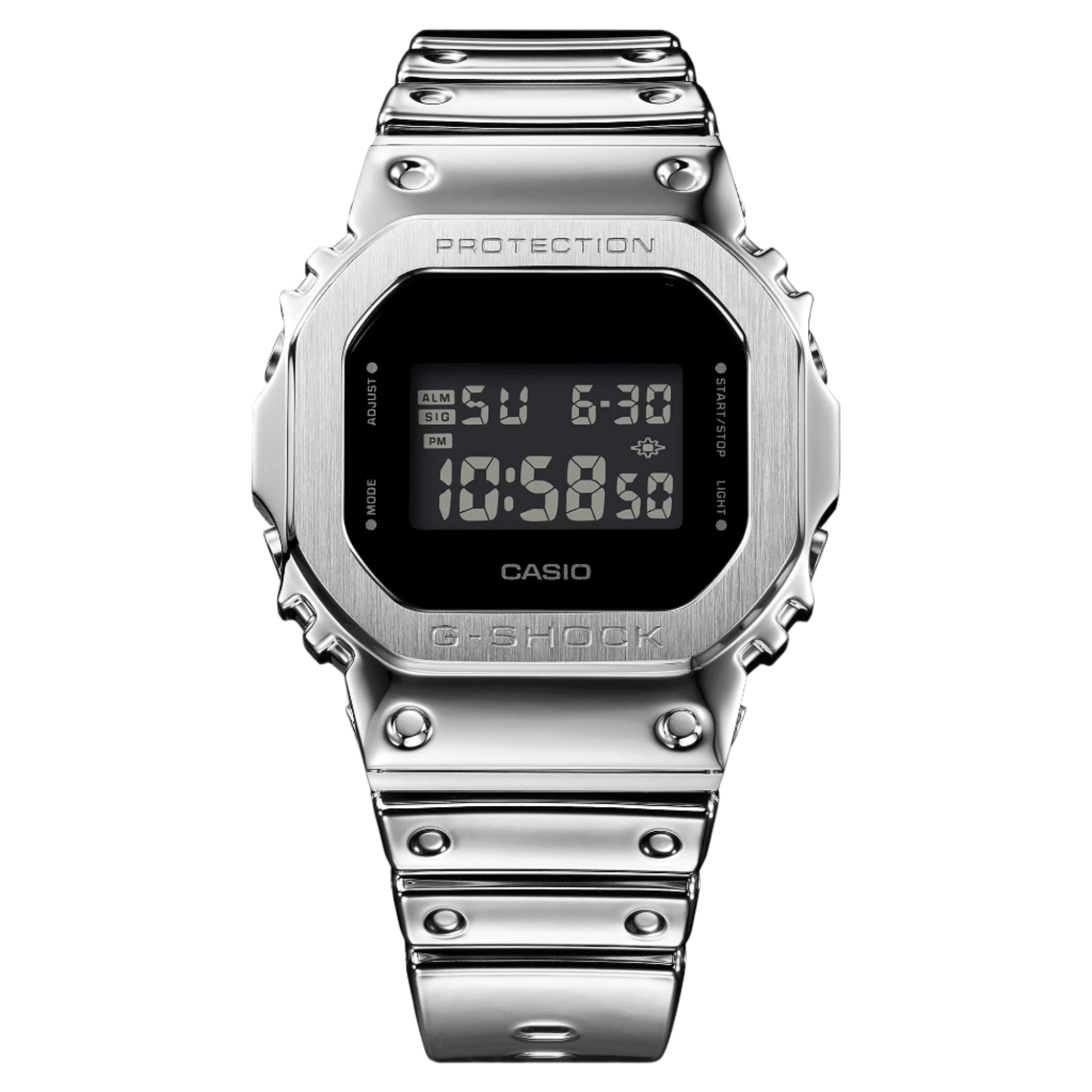 G-Shock G-Steel Black Dial Stainless Steel Watch GM5600YM-8D