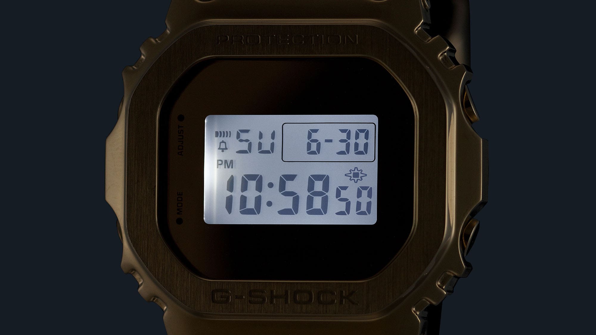 G-Shock G-Steel Gold Dial Stainless Steel Watch GM5600YMG-9D