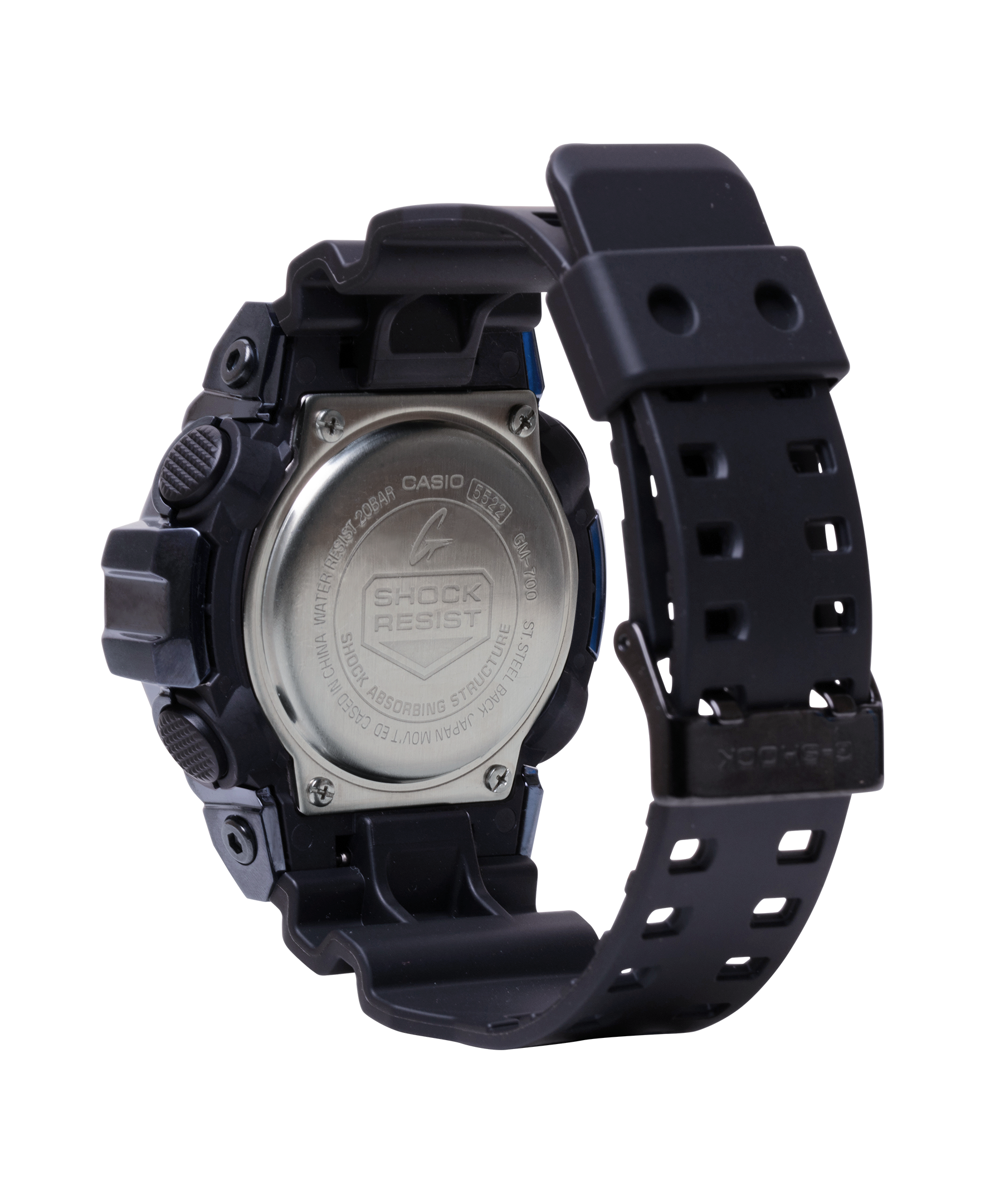 G-Shock G-Steel Purple Dial Black Resin Band Watch GM700P-6A