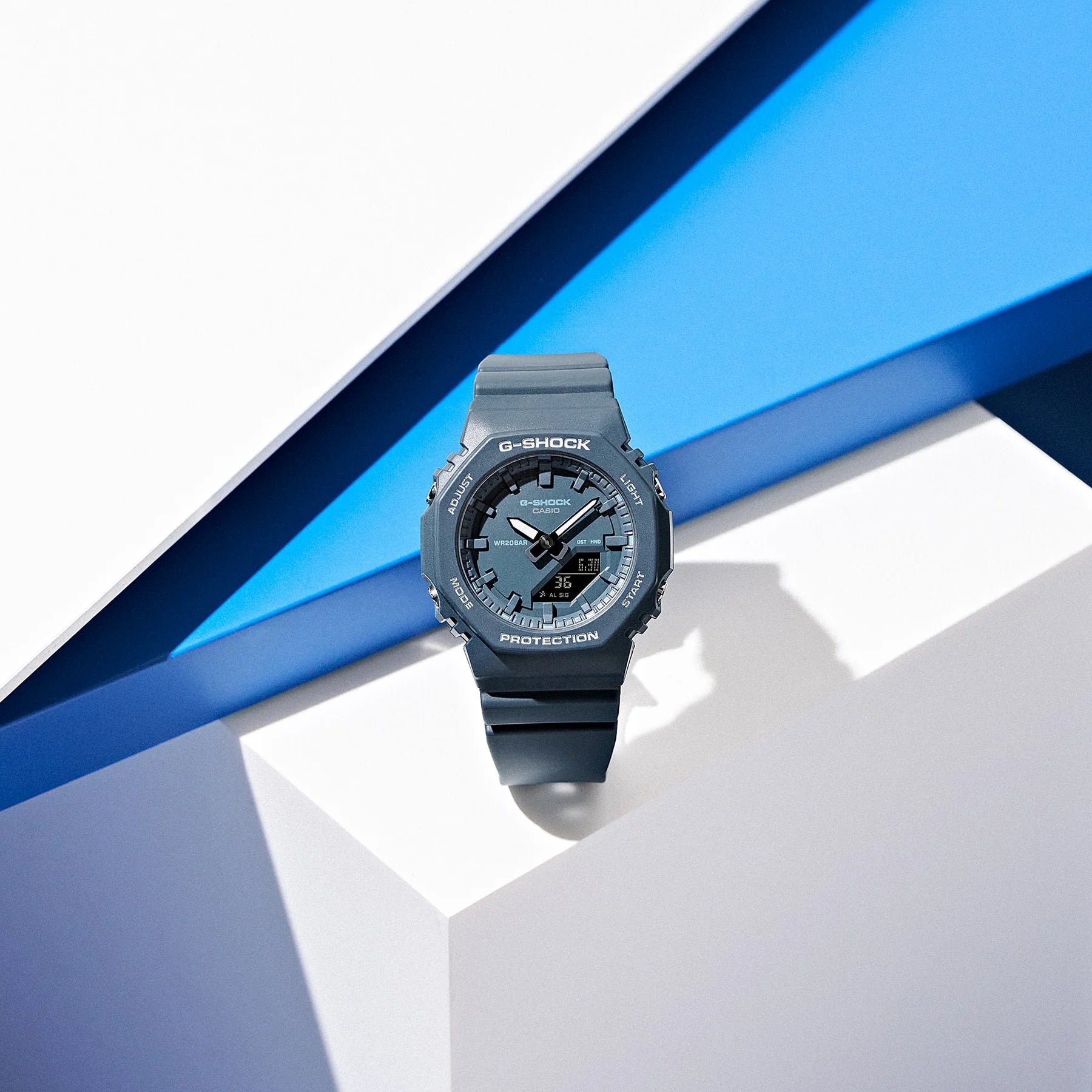 G-Shock Slim CasiOak Digital Navy Blue Watch GMAP2100BA-2A