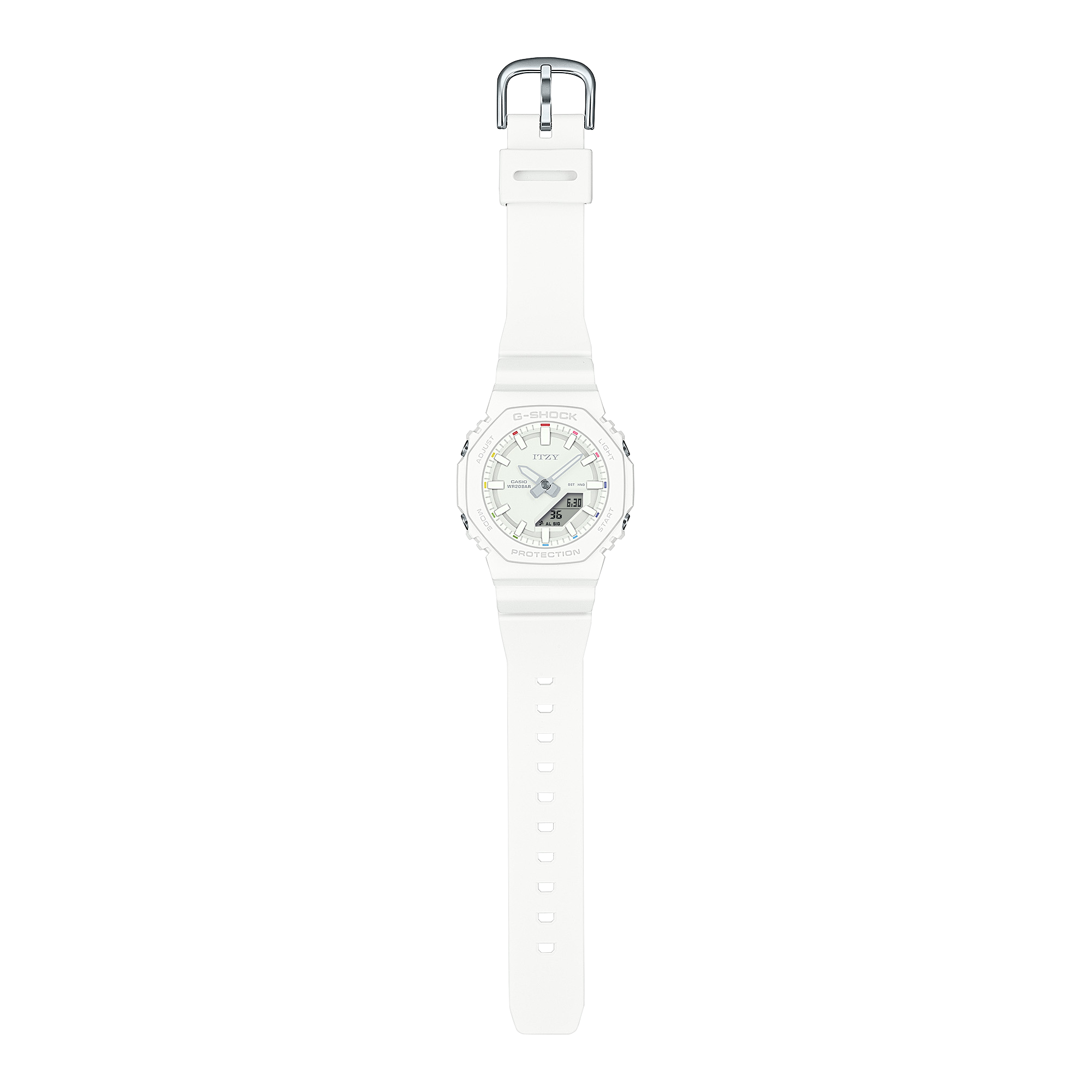 G-Shock Analog Digital Itzy Collaboration White Resin Band GMAP2100IT-7A