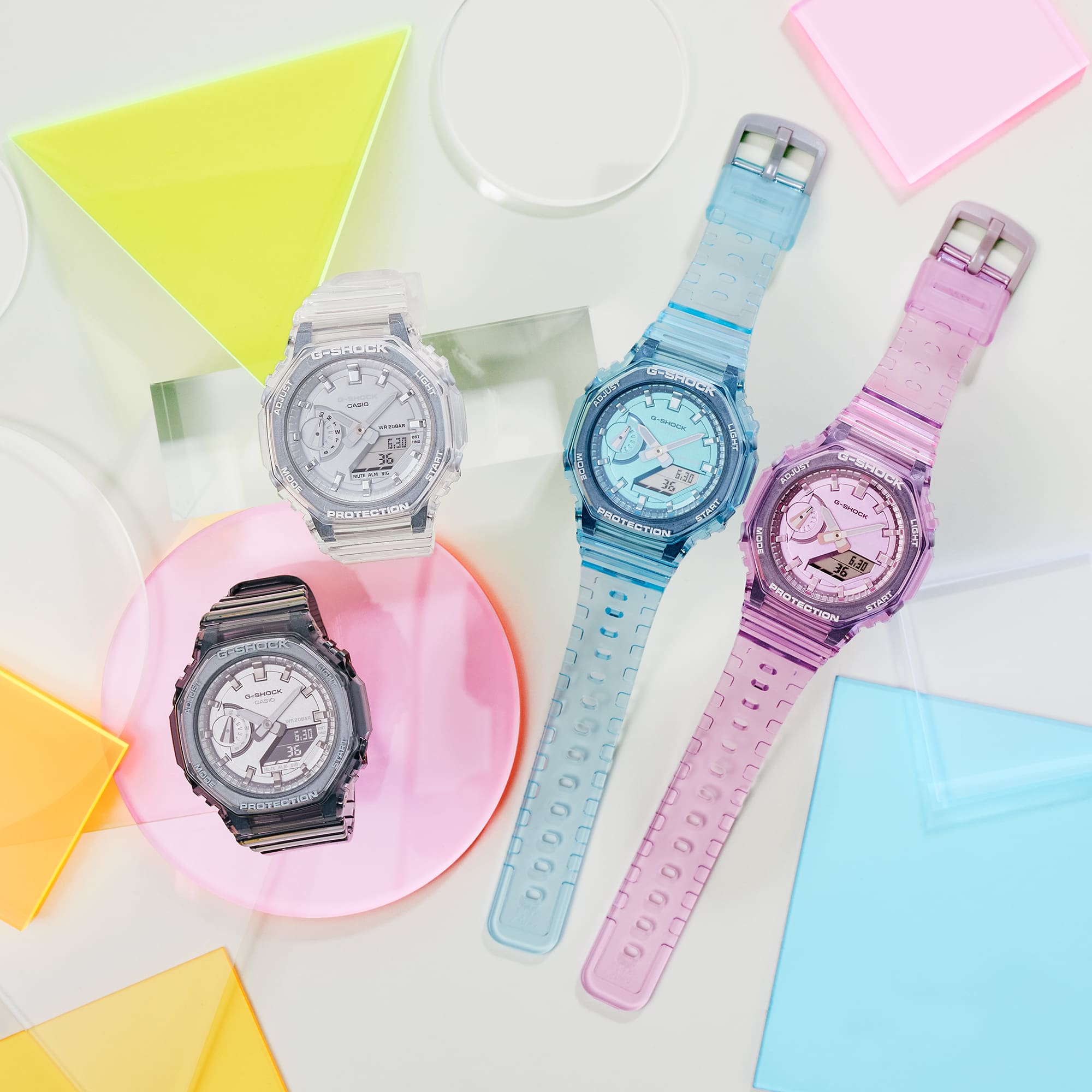 G-Shock Analog Digital Resin Band Watch GMAS2100SK-2A