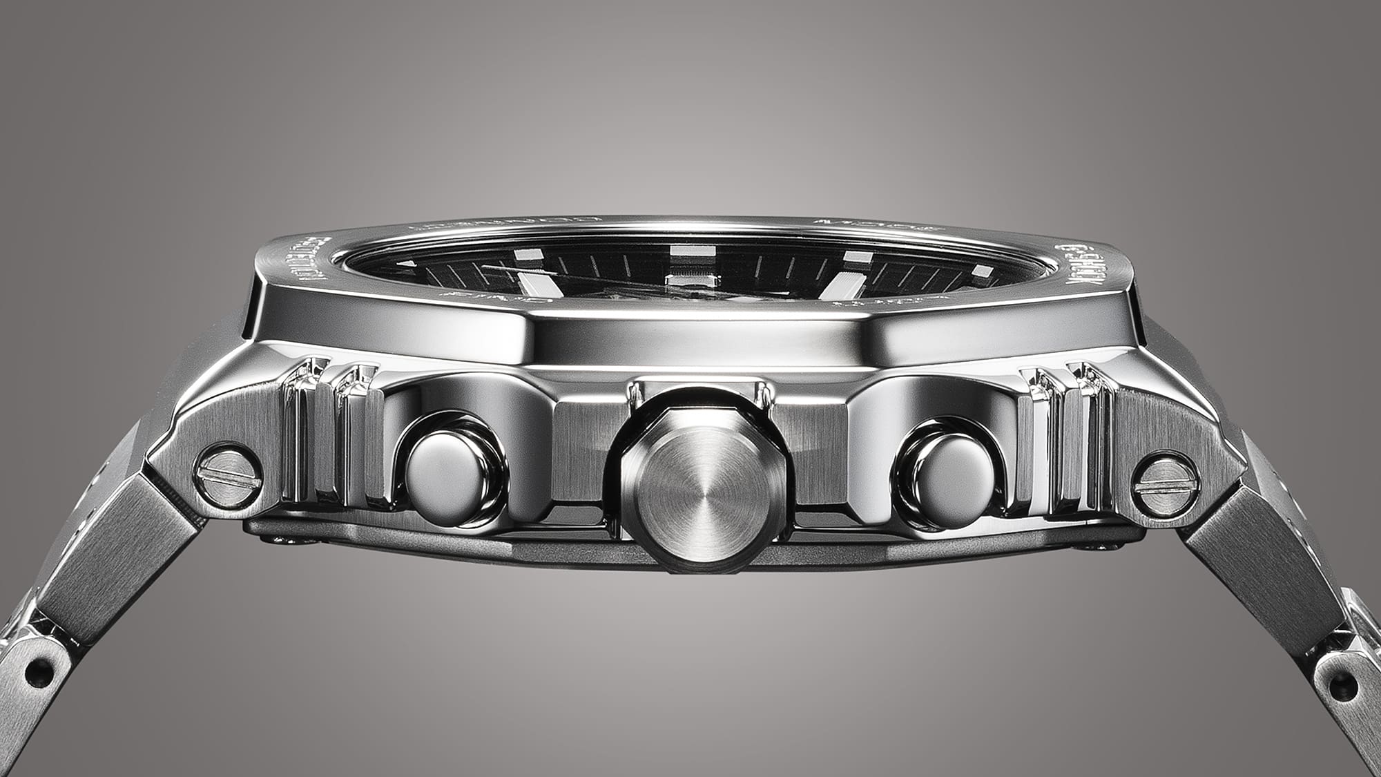 G-Shock Full Metal Black Dial Stainless Steel Watch GMCB2100D-1A