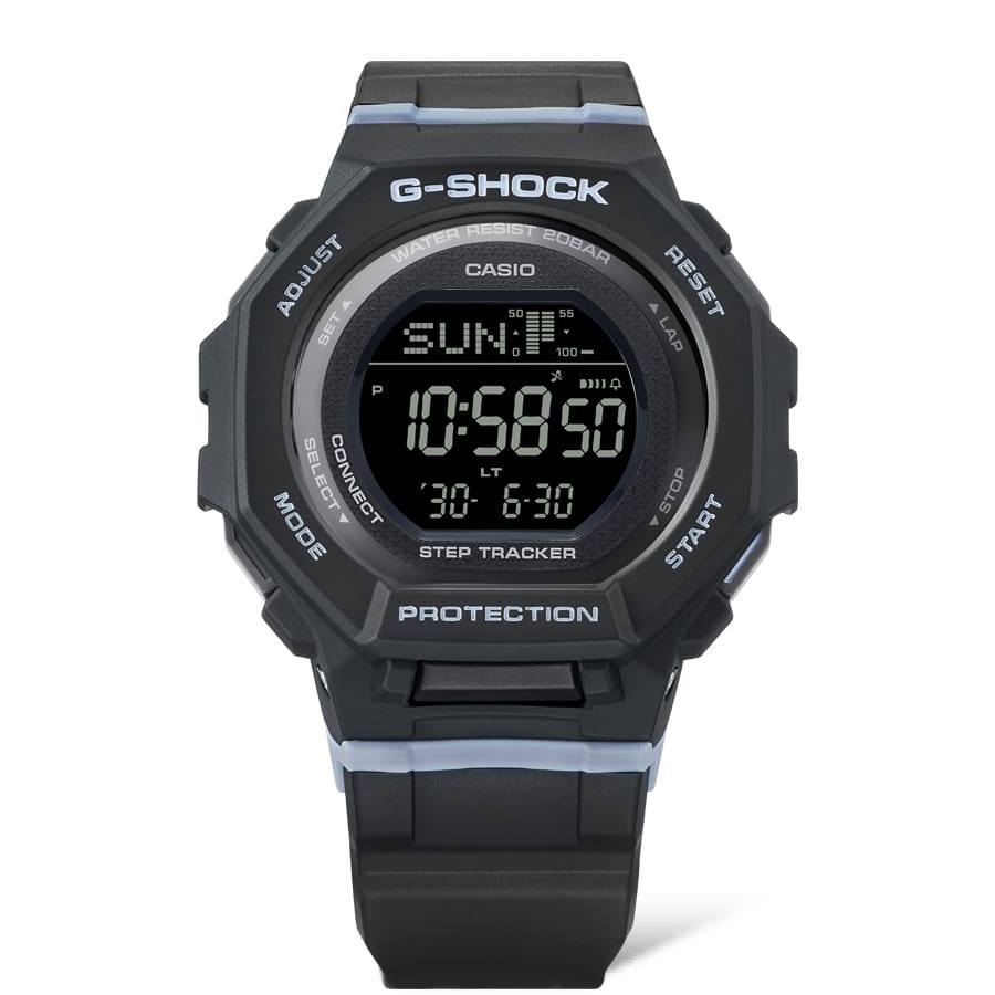 G-Shock G-Squad Black Resin Band Watch GMDB300-1D