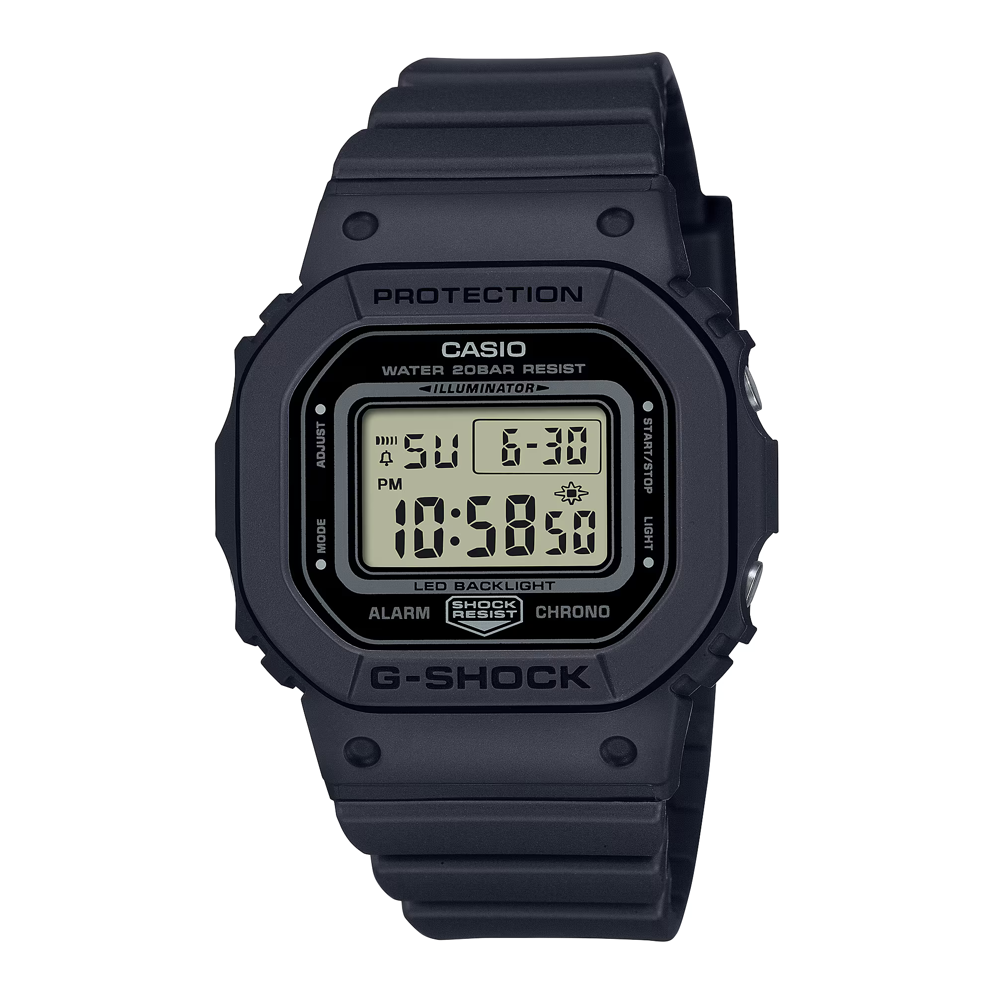 G-Shock Digital Black Mini Resin Band Watch GMDS5600BA-1A