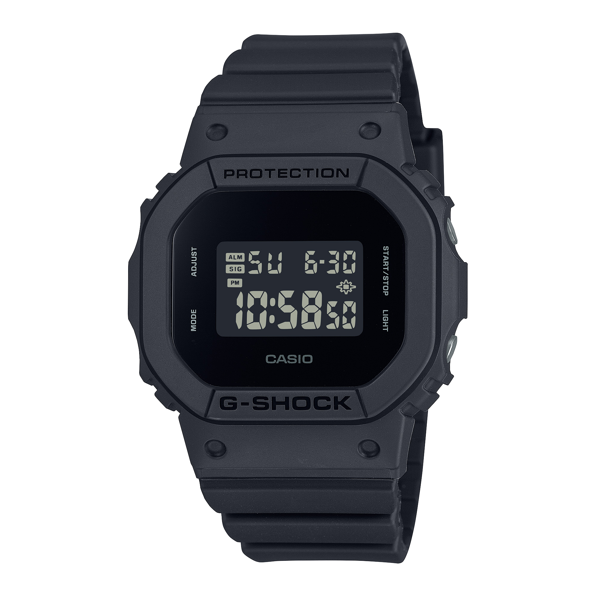 G Shock Digital Black Resin Band Watch GMDS5610BB 1D